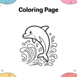 free Dolphin Coloring Pages