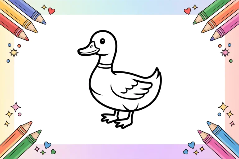 Duck Coloring Pages