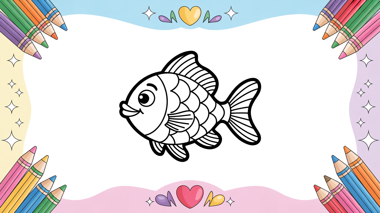 free Fish Coloring Pages