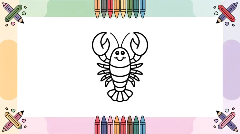 Free Lobster Coloring Pages