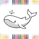 Free Whale Coloring Pages