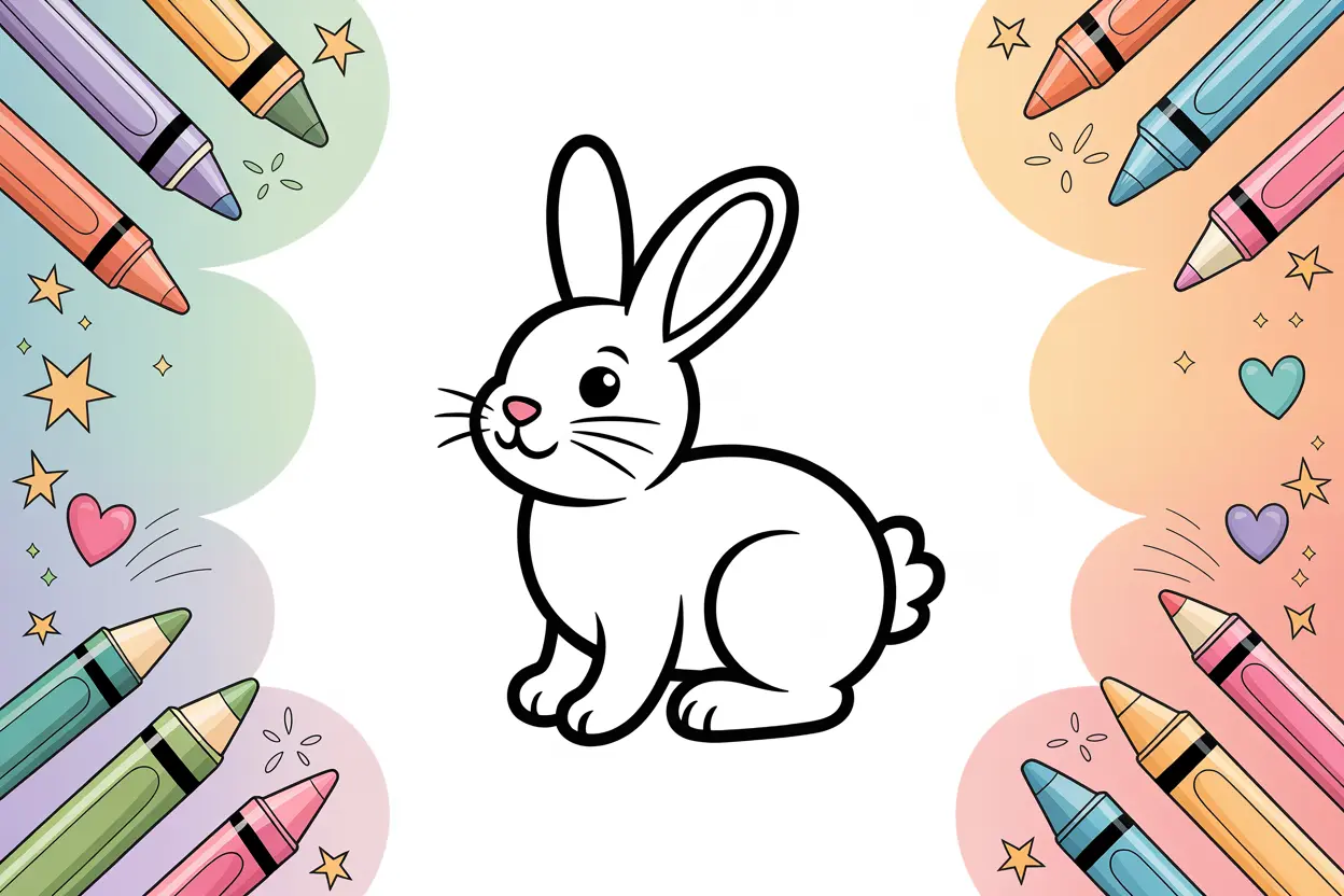 Rabbit Coloring Pages