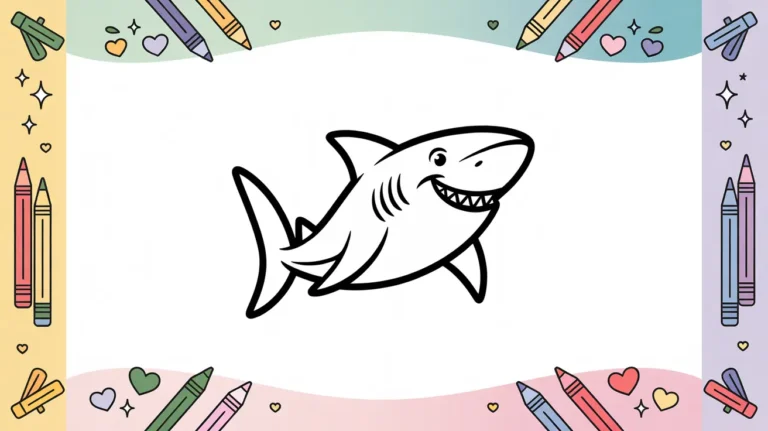 Shark Coloring Pages