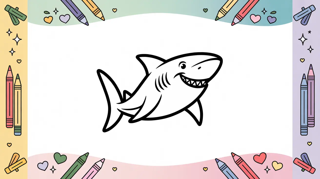 Shark Coloring Pages