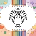 Turkey Coloring Pages