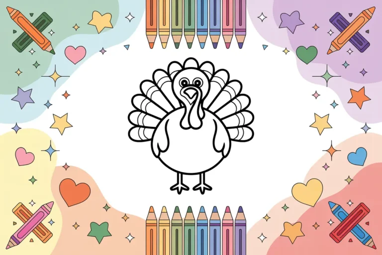 Turkey Coloring Pages