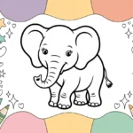 Free Printable Elephant Coloring Pages for Kids
