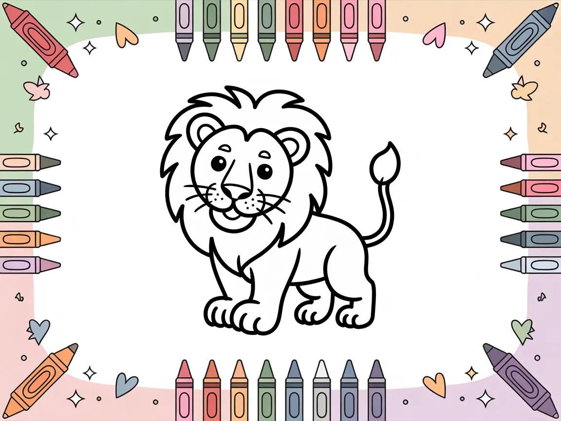 Lion Coloring Pages