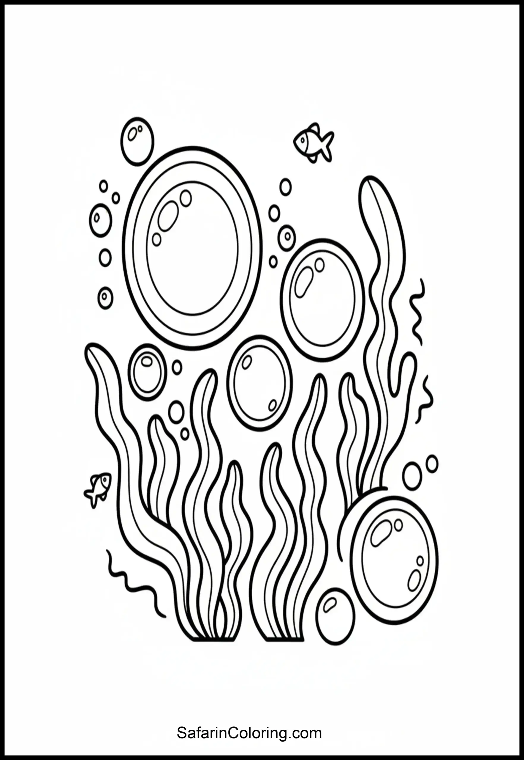 Abstract Underwater Pattern Scaled