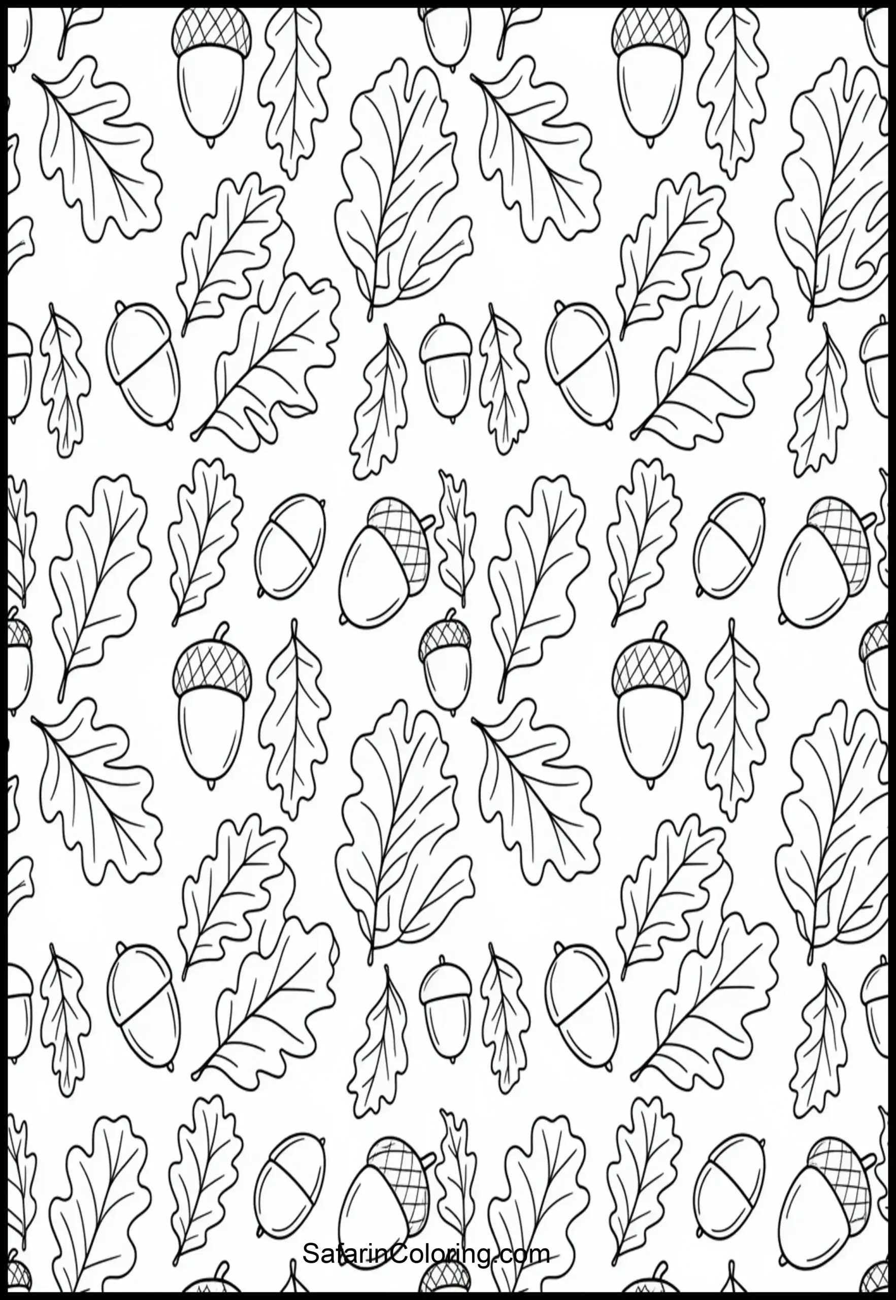 Acorns Oak Leaves 2 Scaled