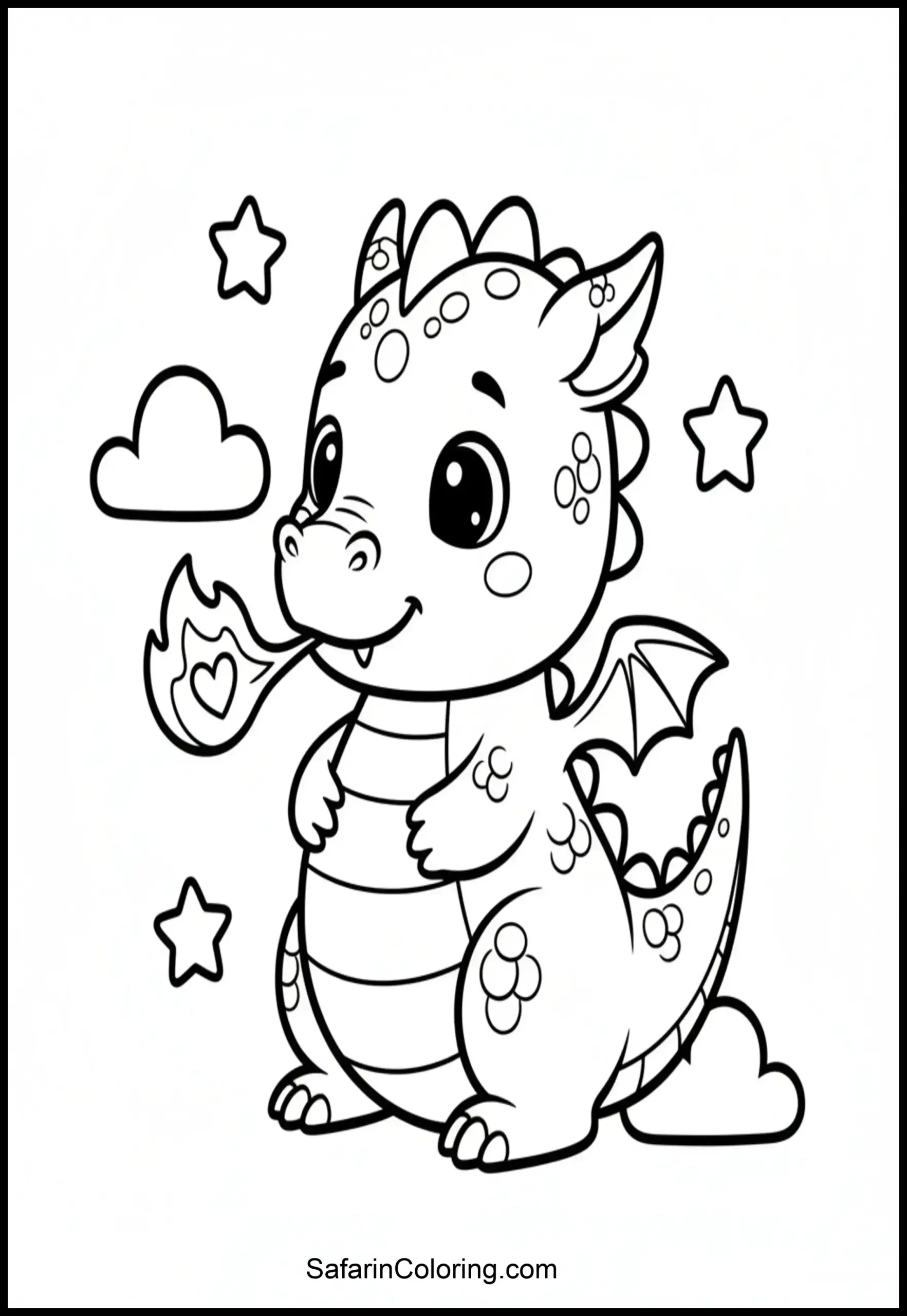 Adorable Dragon Heart Scaled