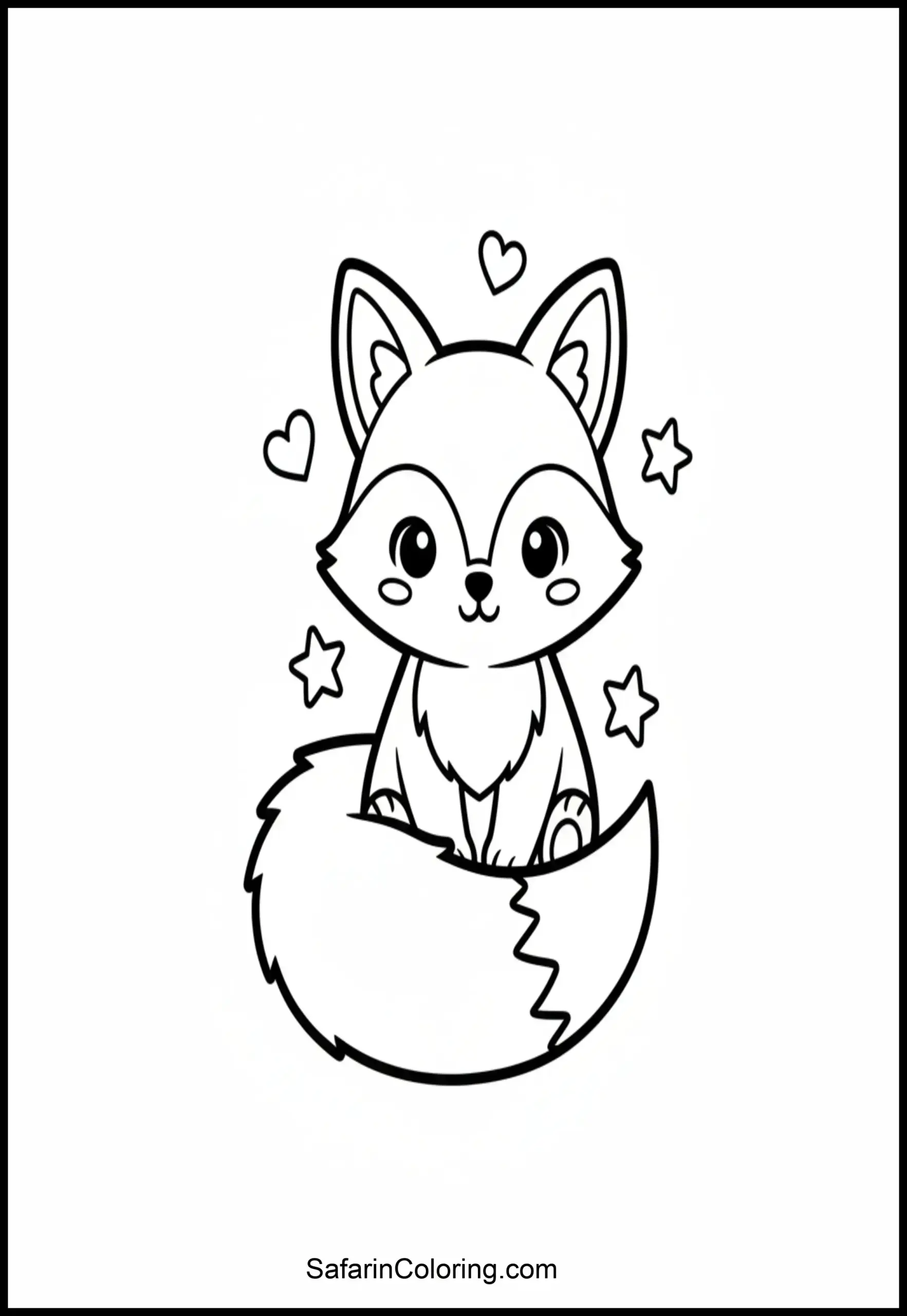 Adorable Fox Sitting Scaled