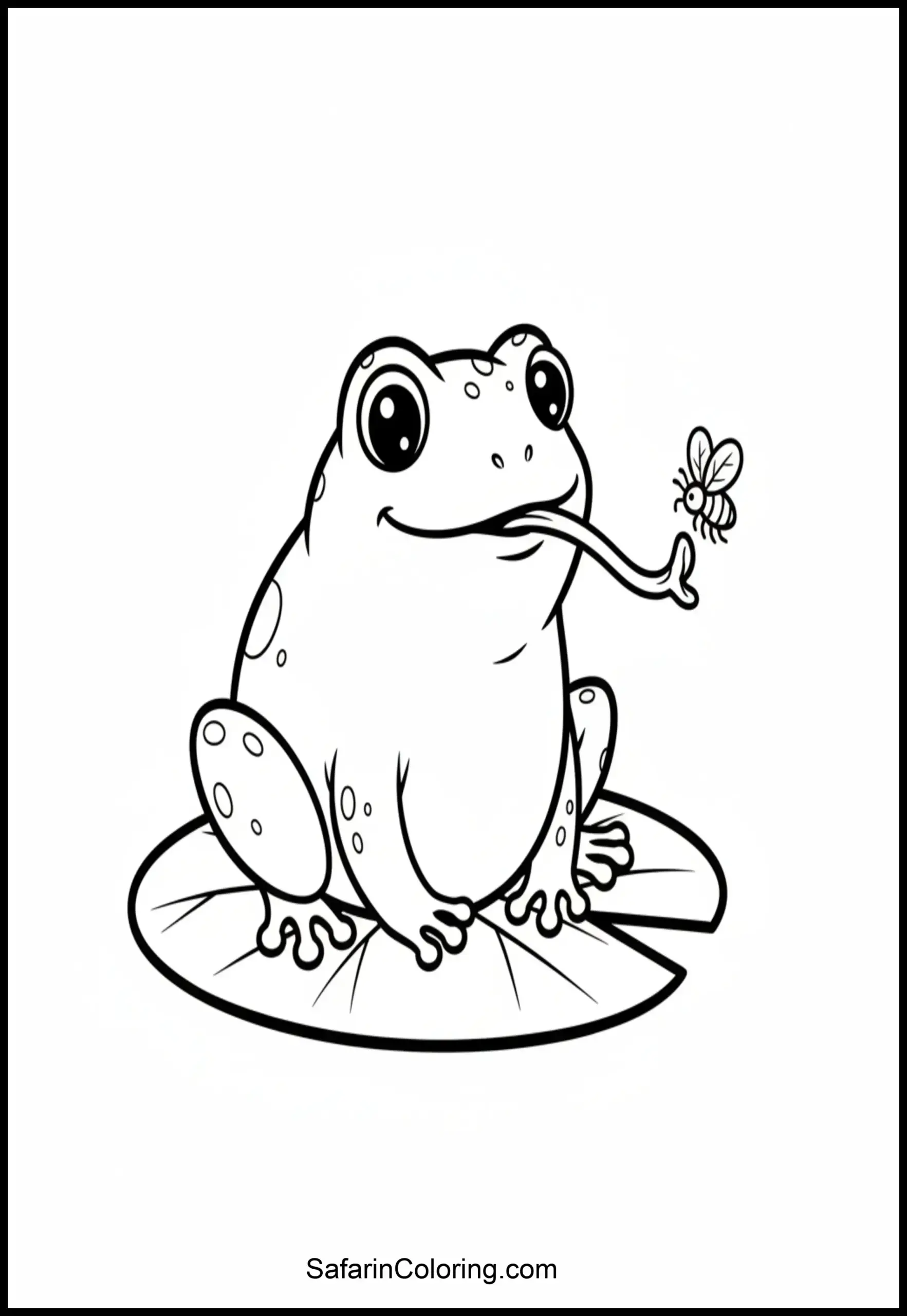 Adorable Frog Lilypad Scaled