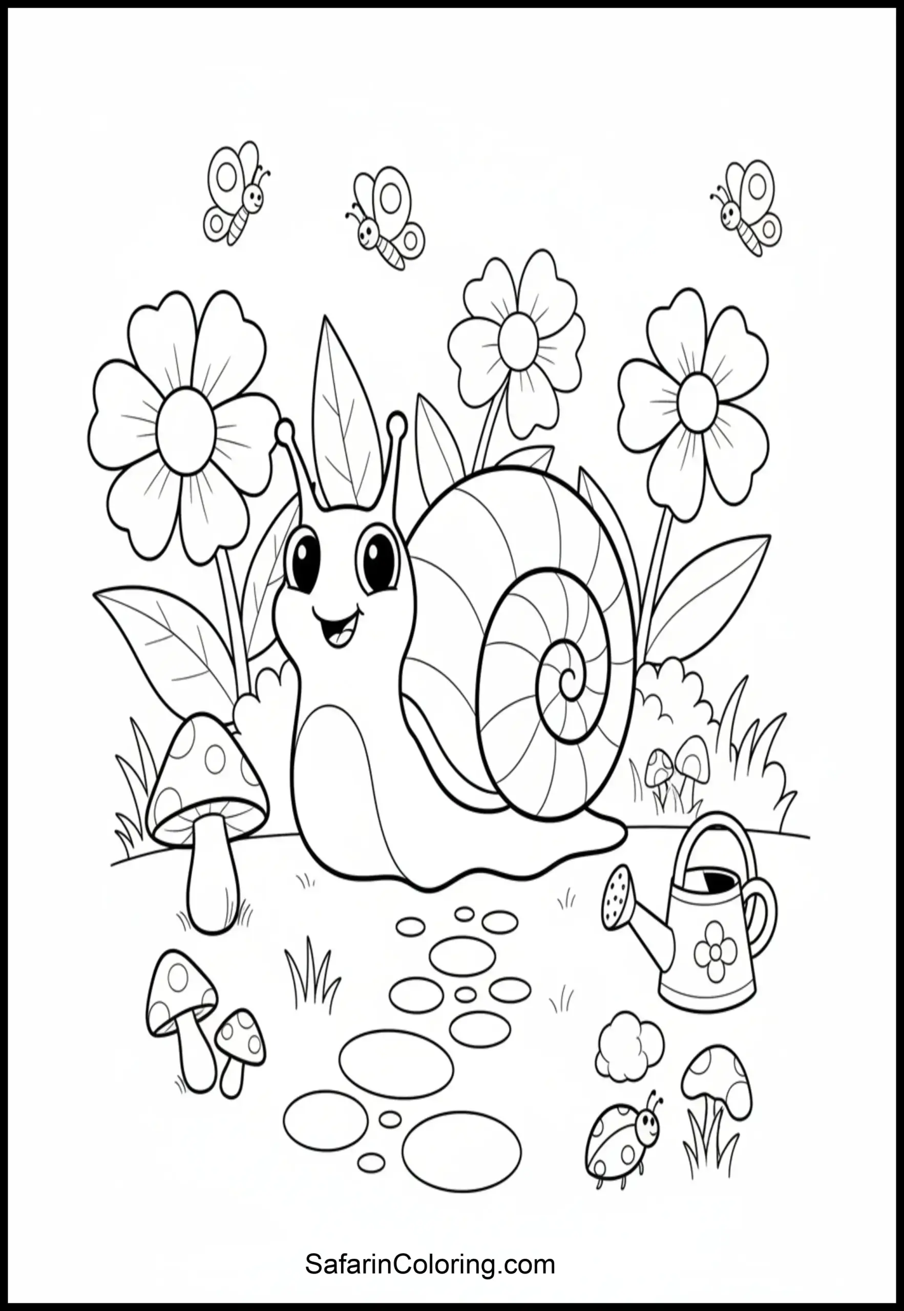 Adorable Snail Garden Scaled