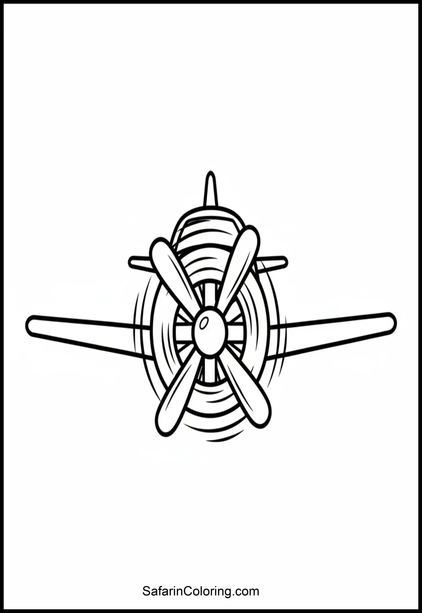 Airplane Propeller Front Scaled