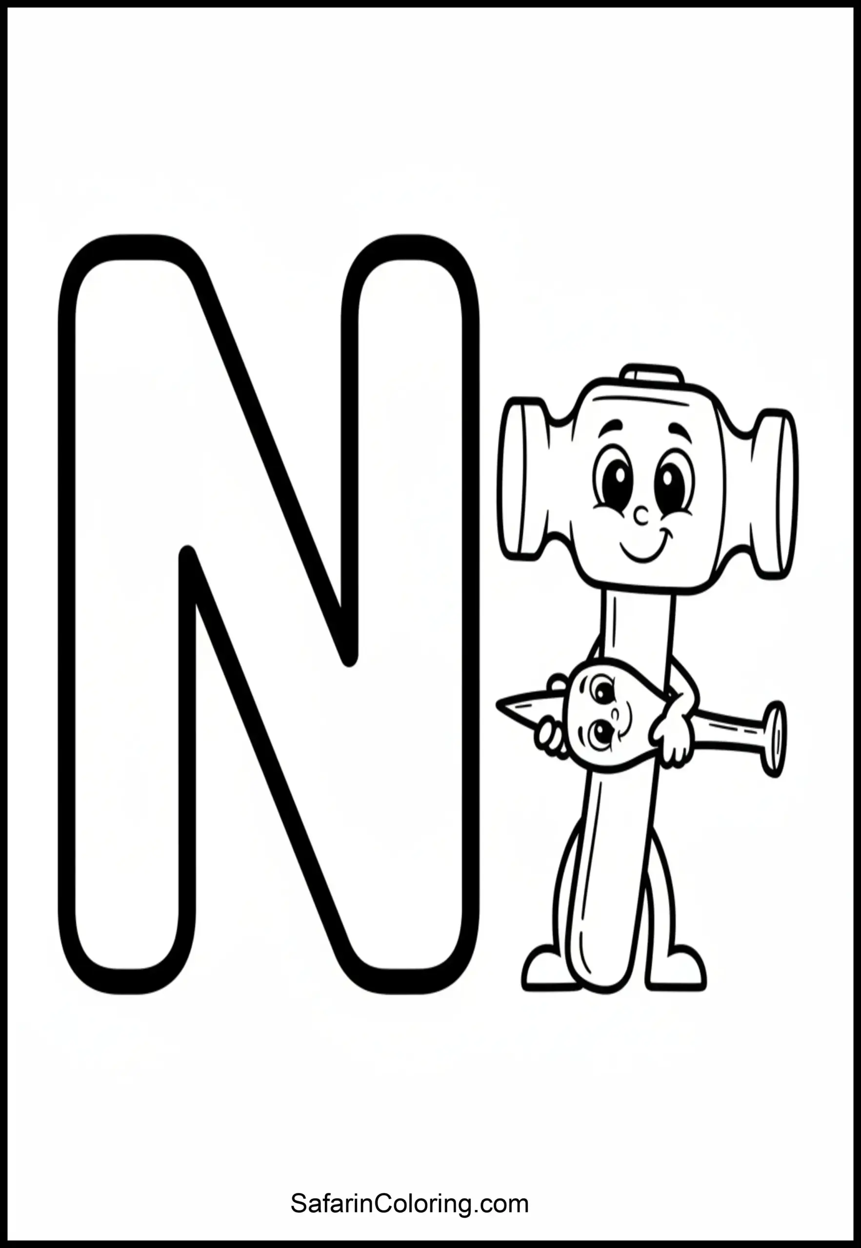 Alphabet N Nail Scaled