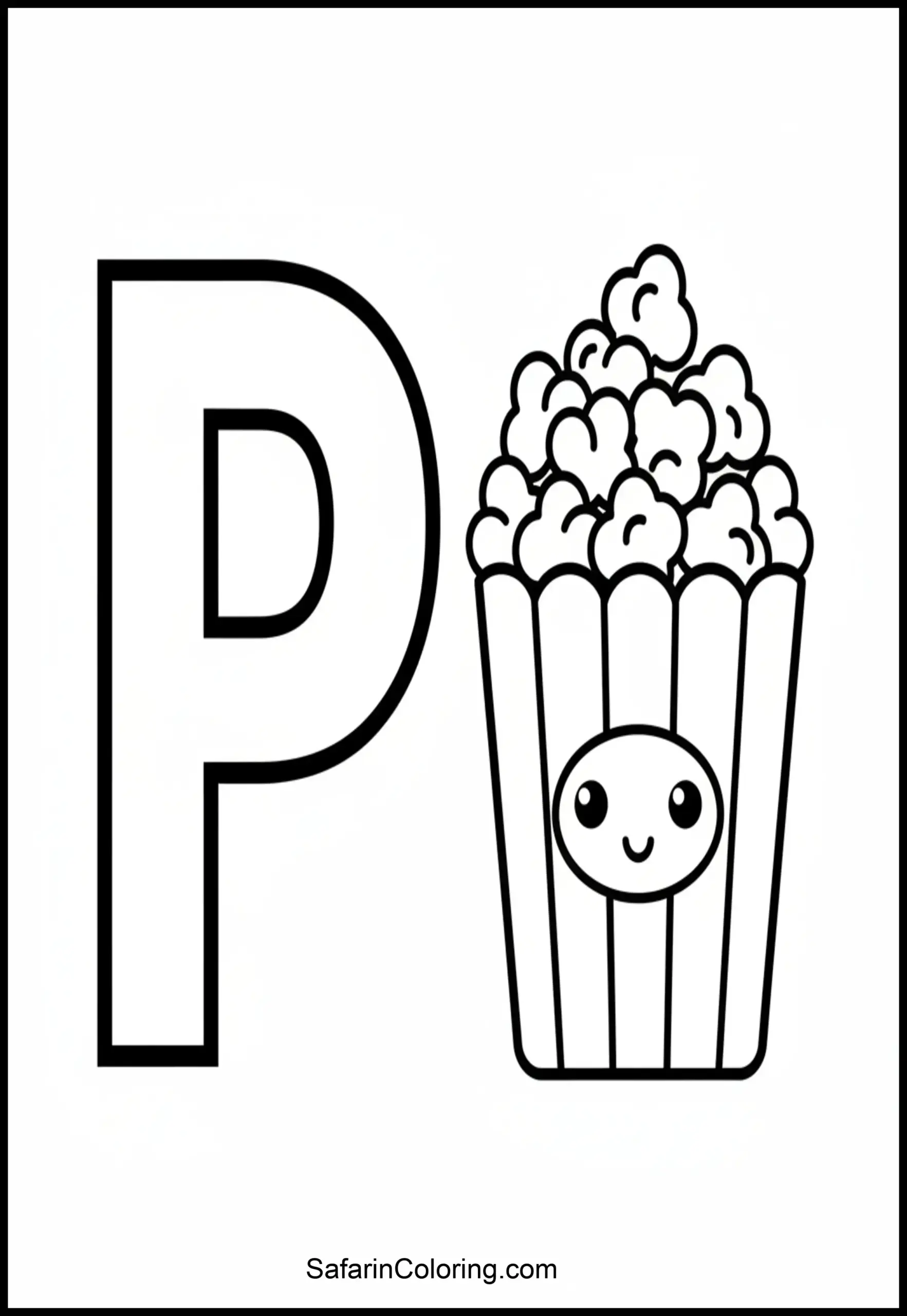 Alphabet P Popcorn Scaled
