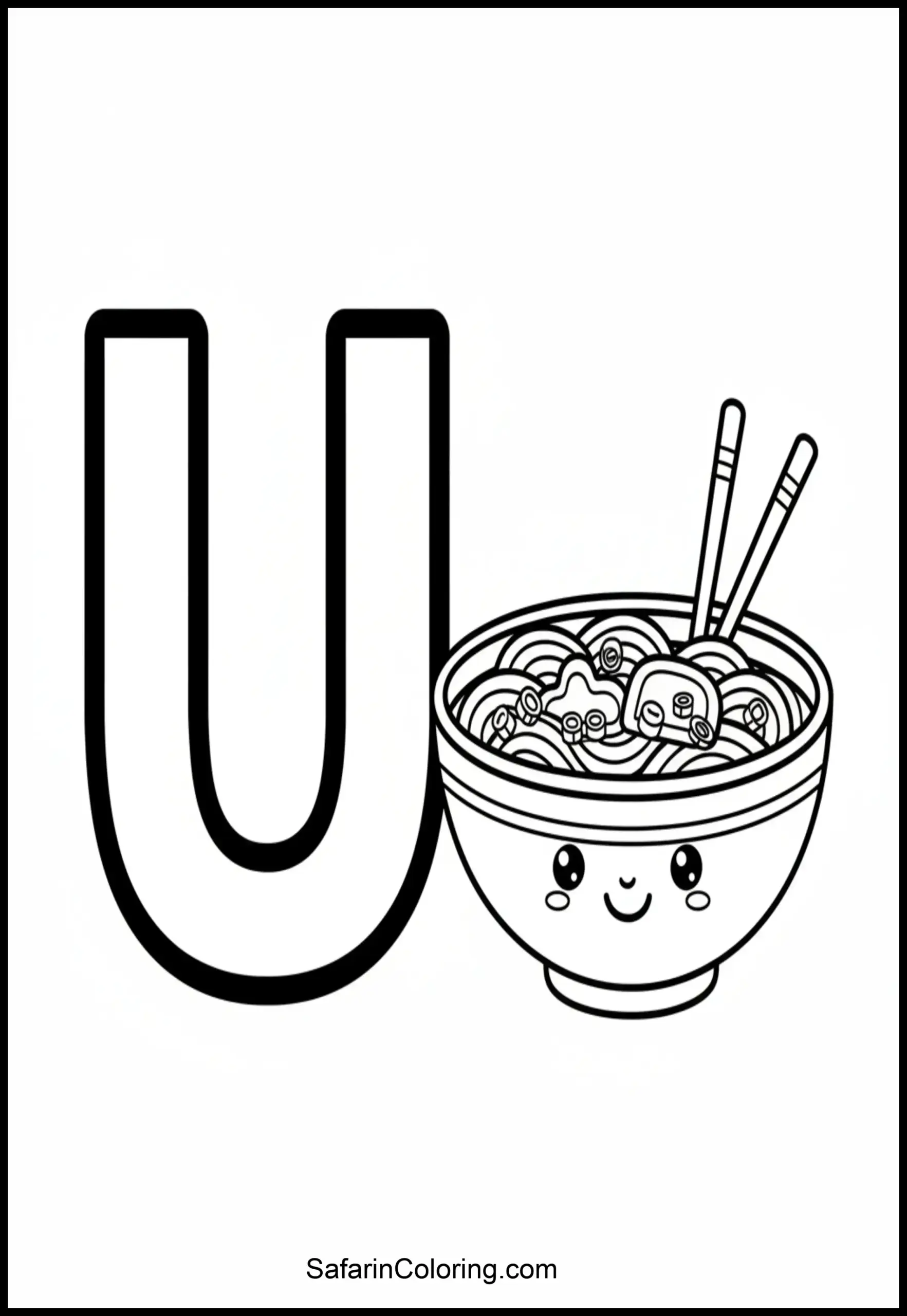 Alphabet U Udon Scaled