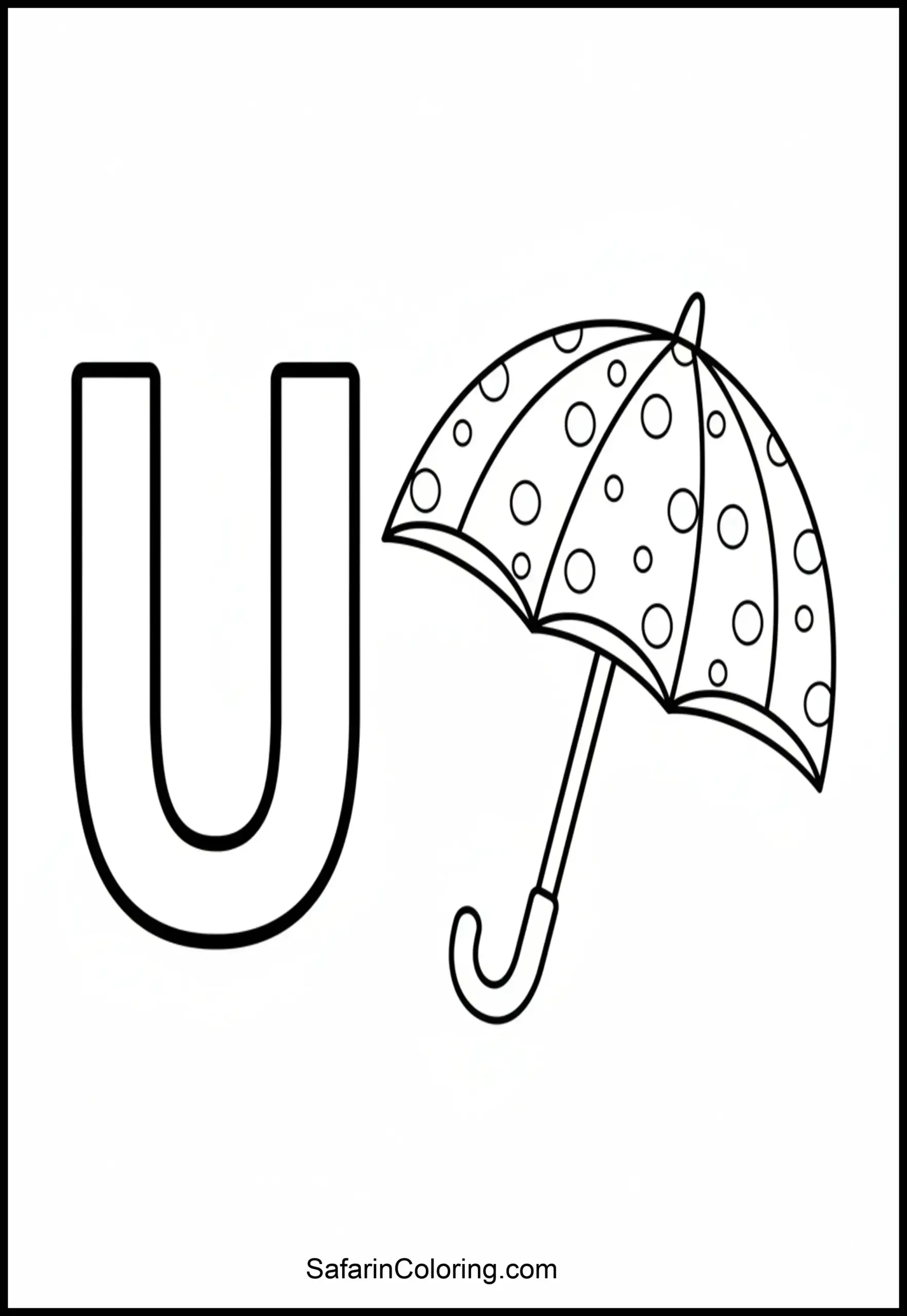 Alphabet U Umbrella Scaled
