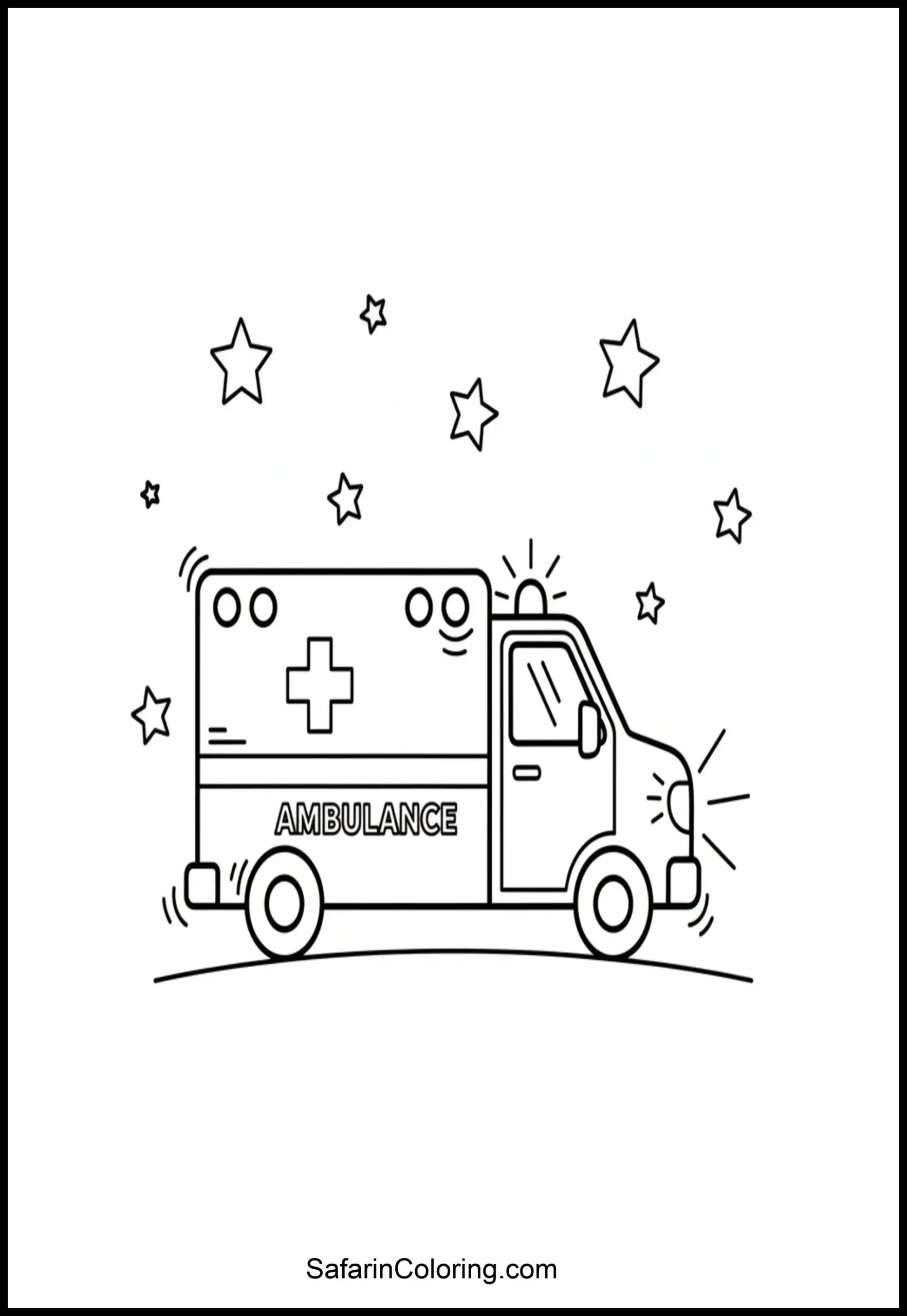 Ambulance At Night Scaled