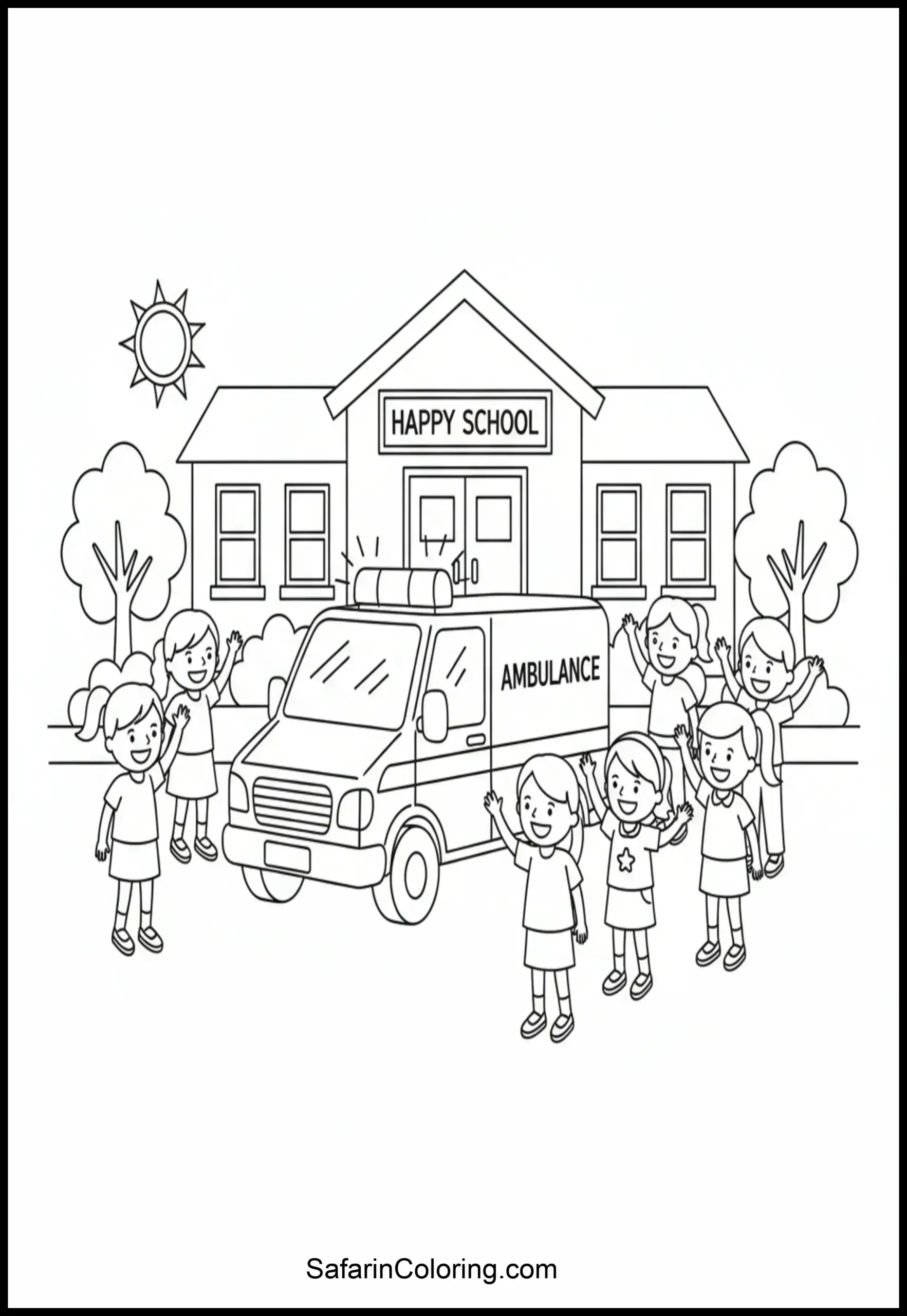 Ambulance At School Scaled