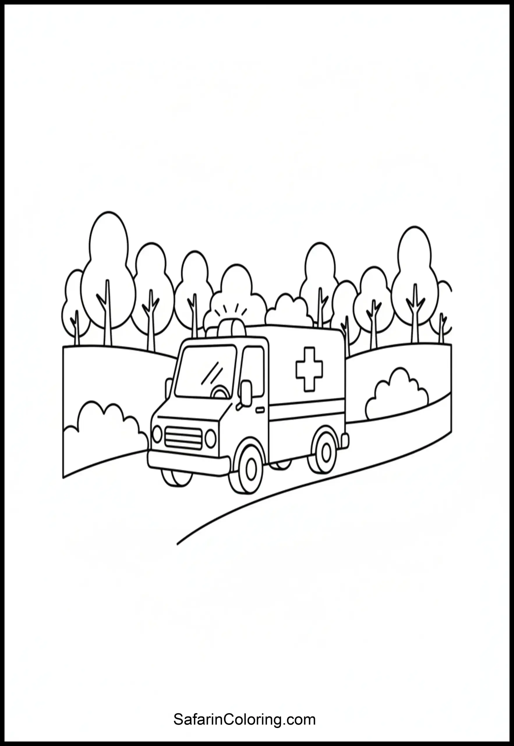 Ambulance Country Road Scaled