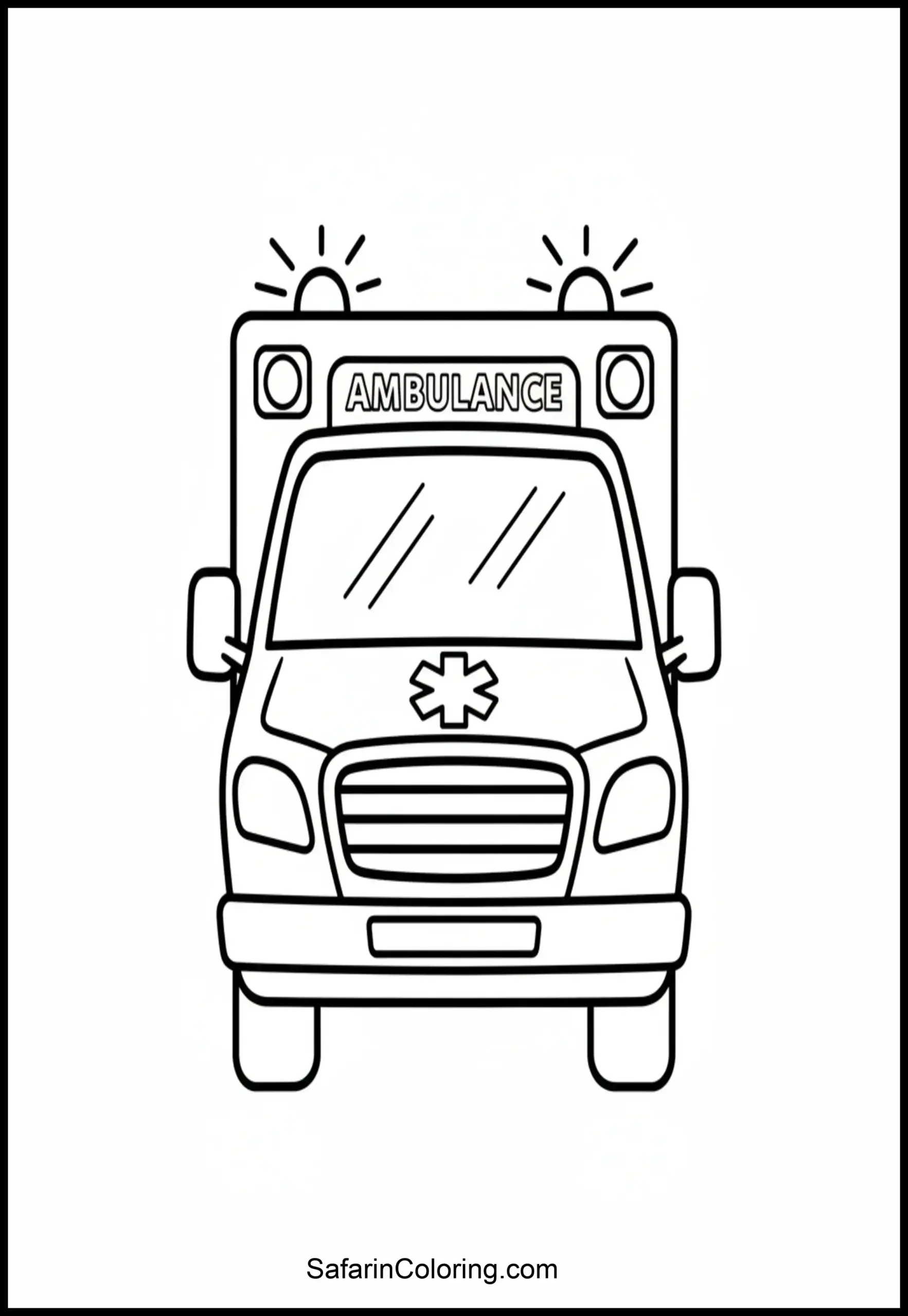 Ambulance Front Flashing Lights Scaled