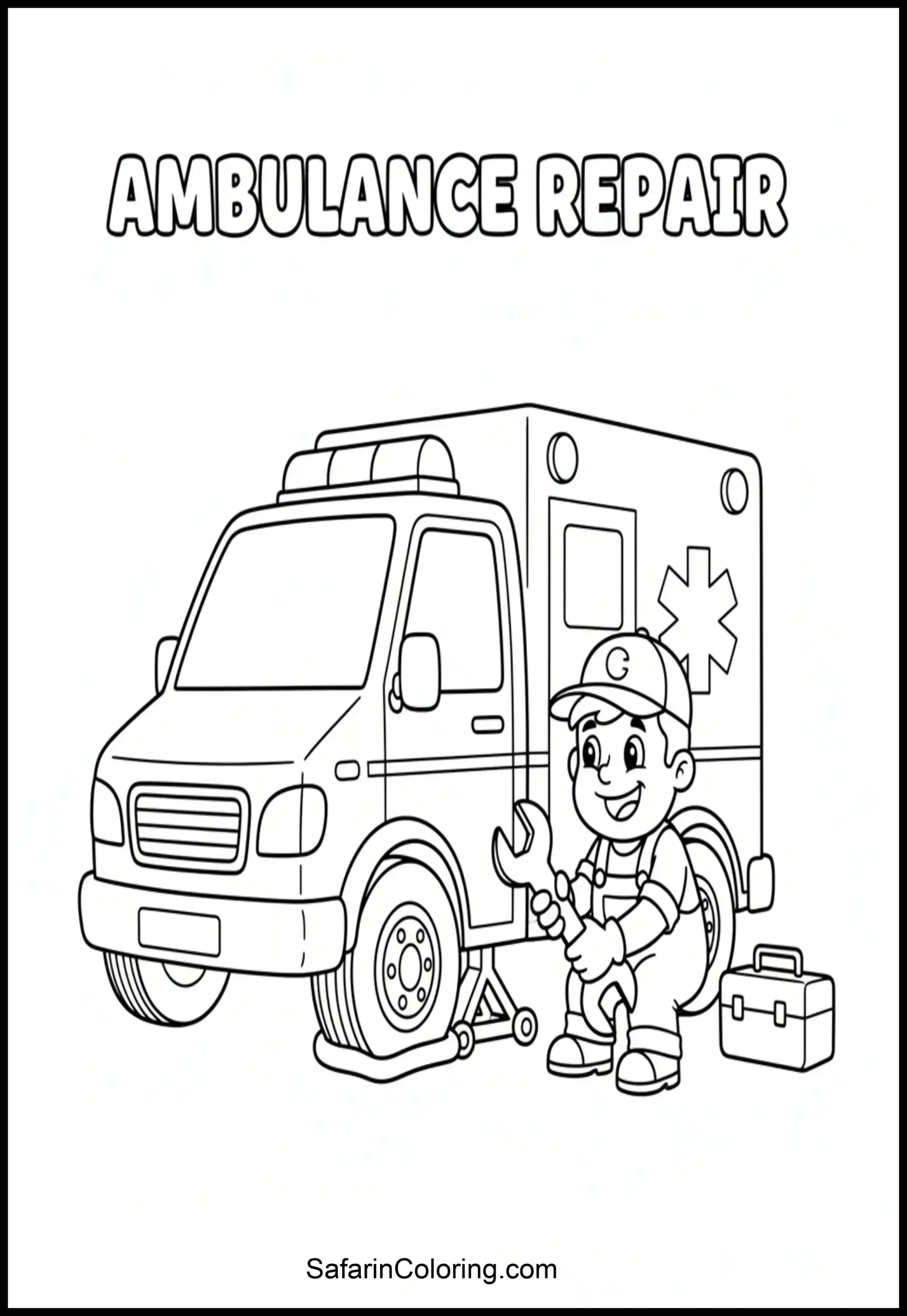 Ambulance Getting Fixed Scaled