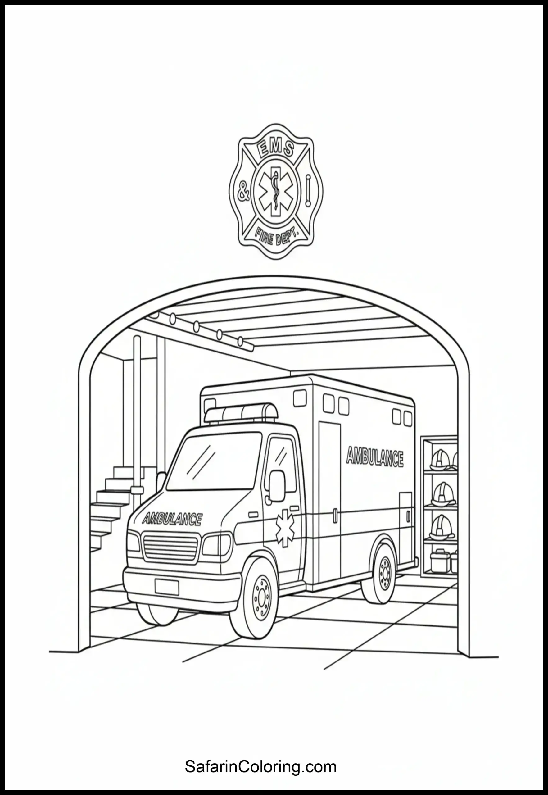 Ambulance In Garage Scaled