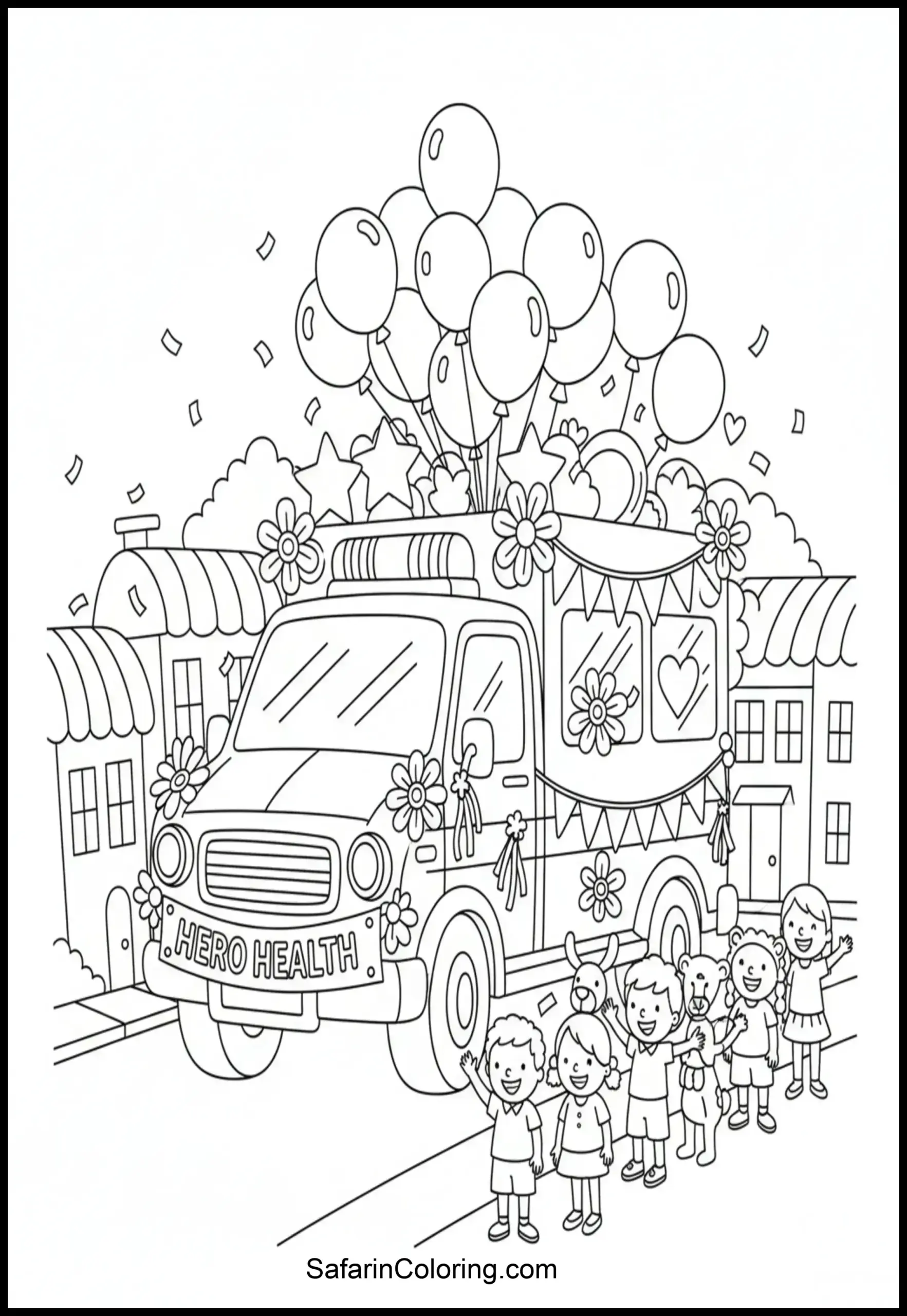 Ambulance Parade Float Scaled