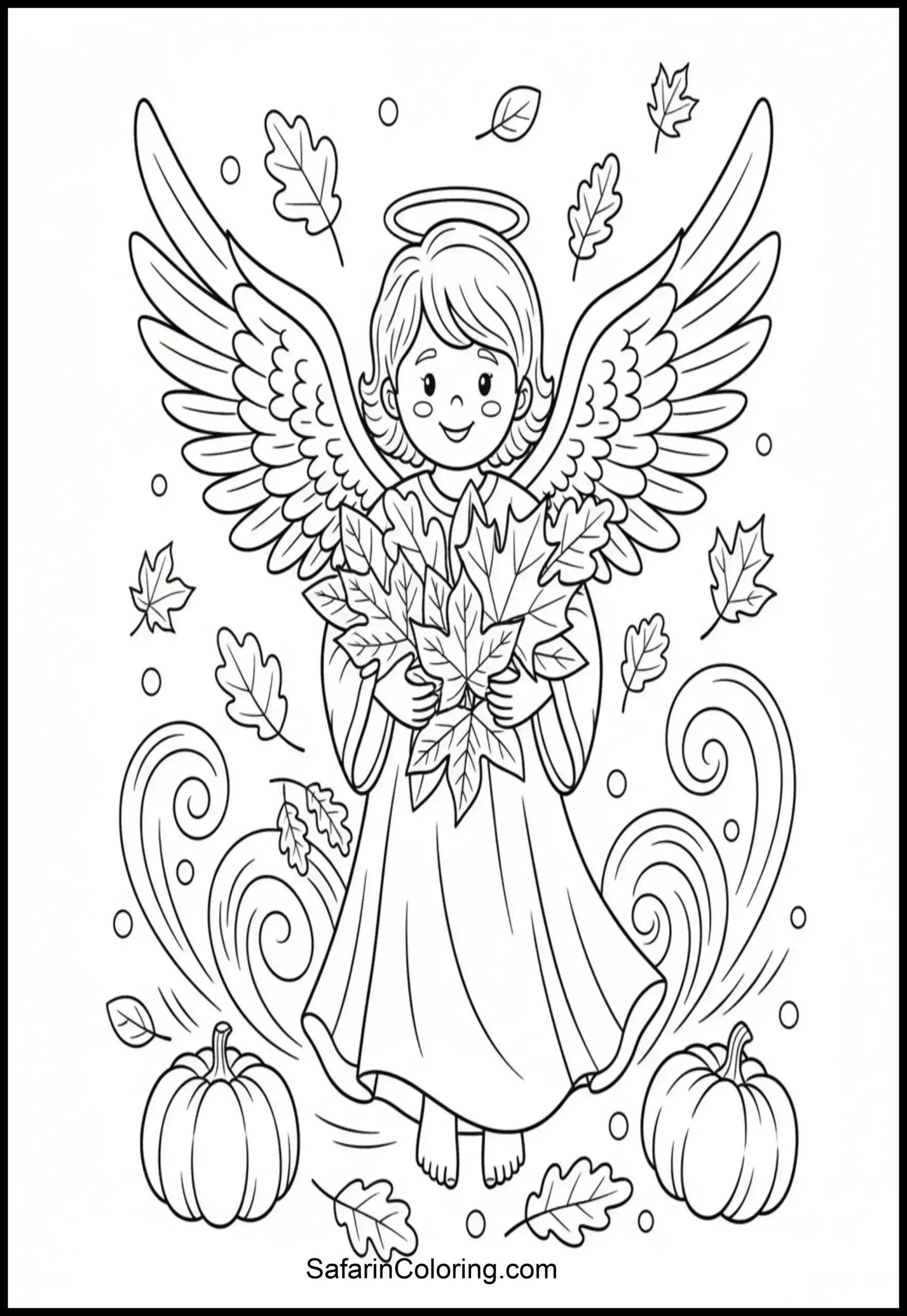 Angel Autumn Leaves Scaled