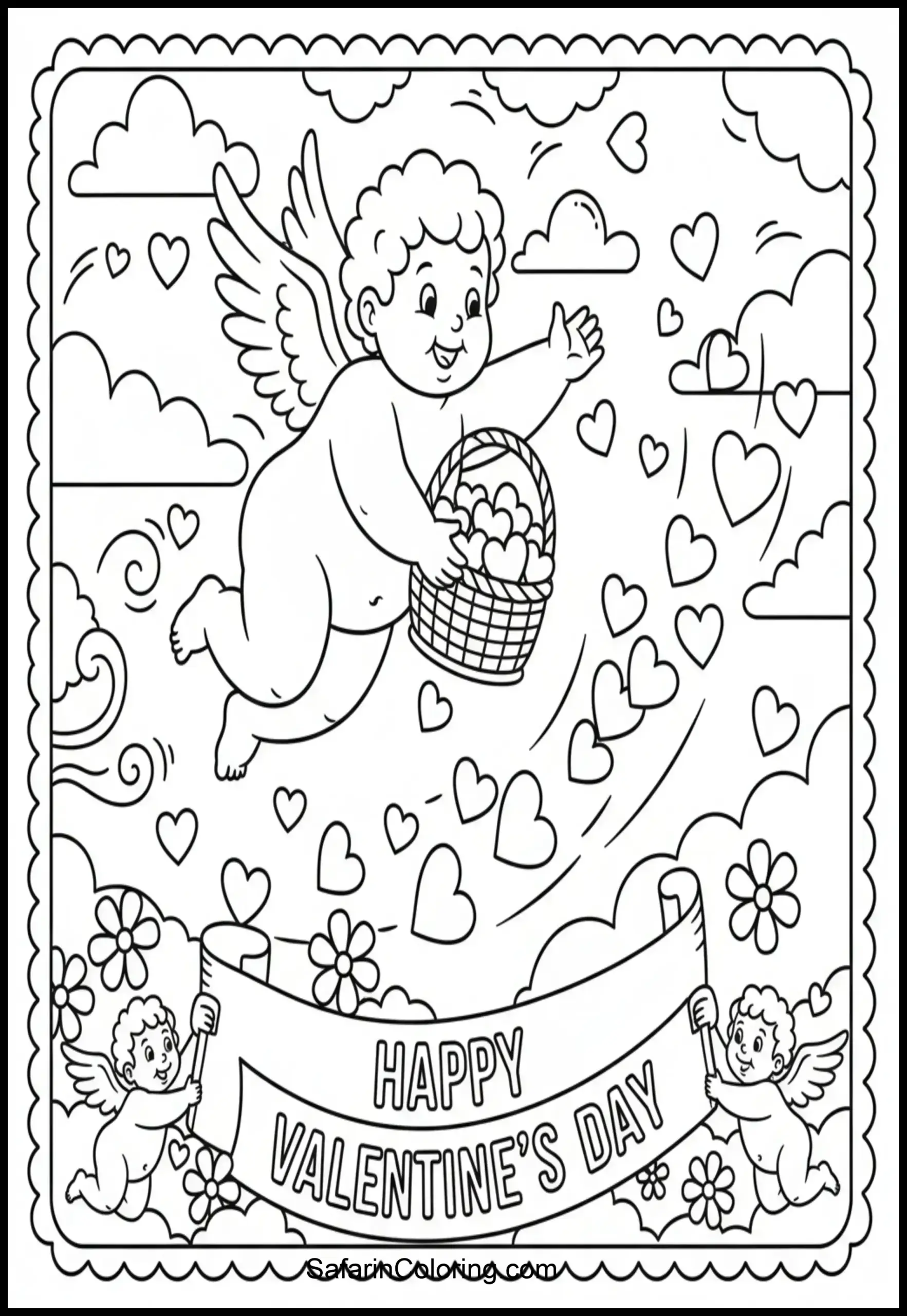 Angel Basket Hearts Scaled