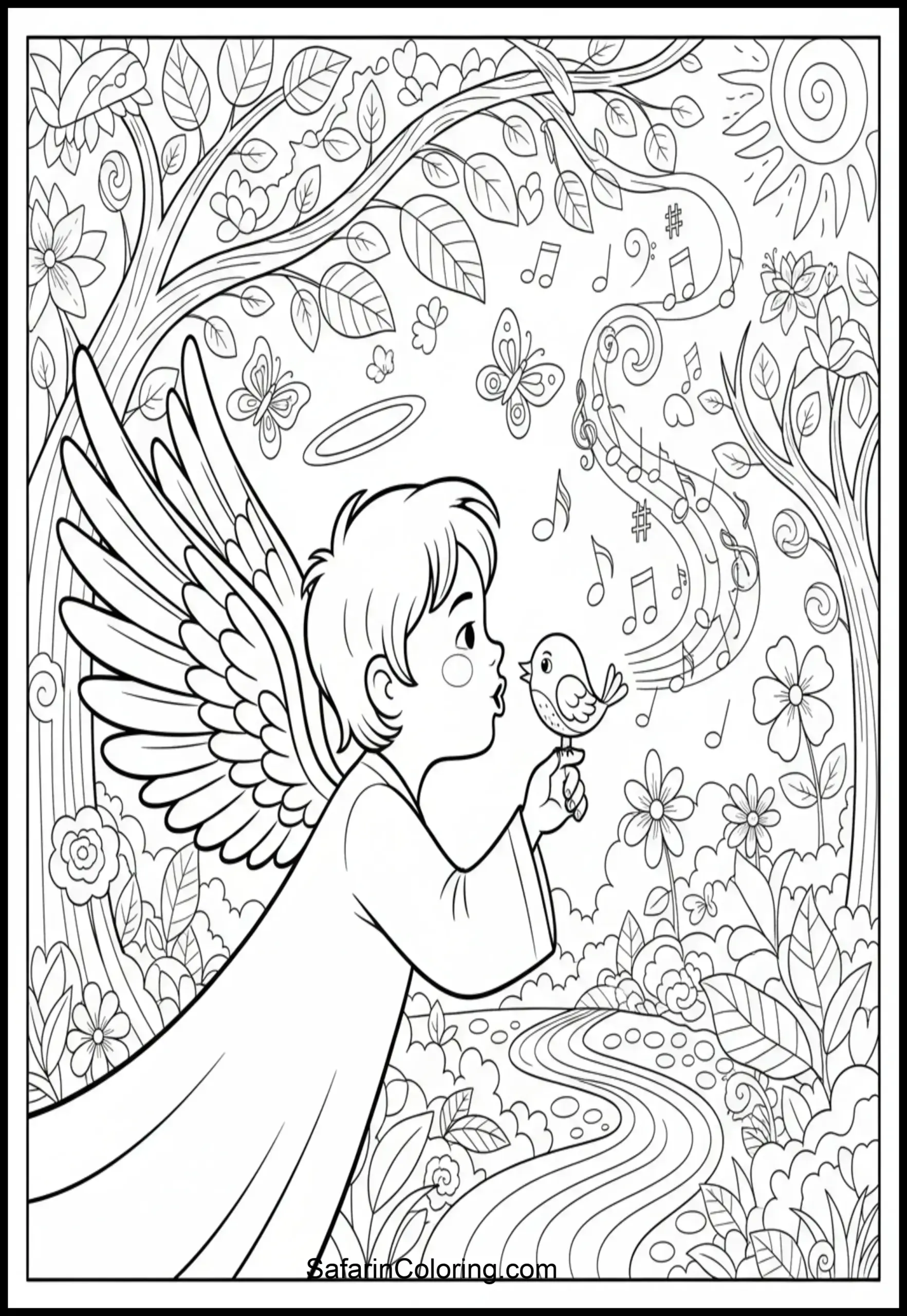 Angel Bird Finger Scaled