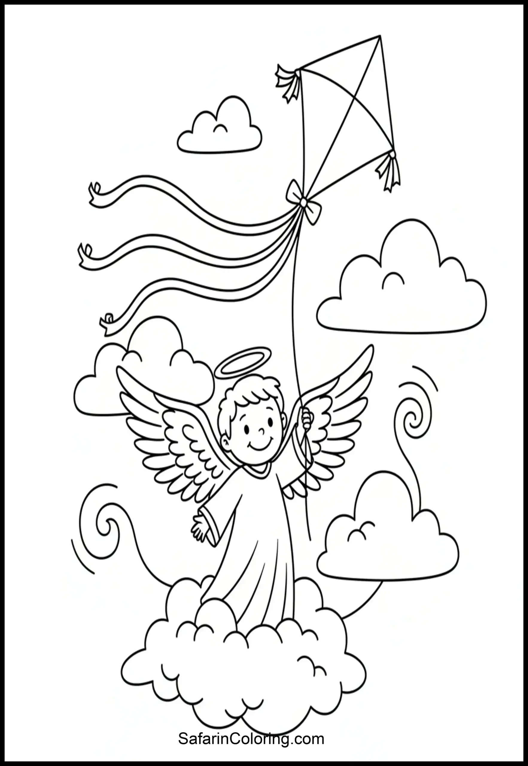 Angel Flying Kite Scaled