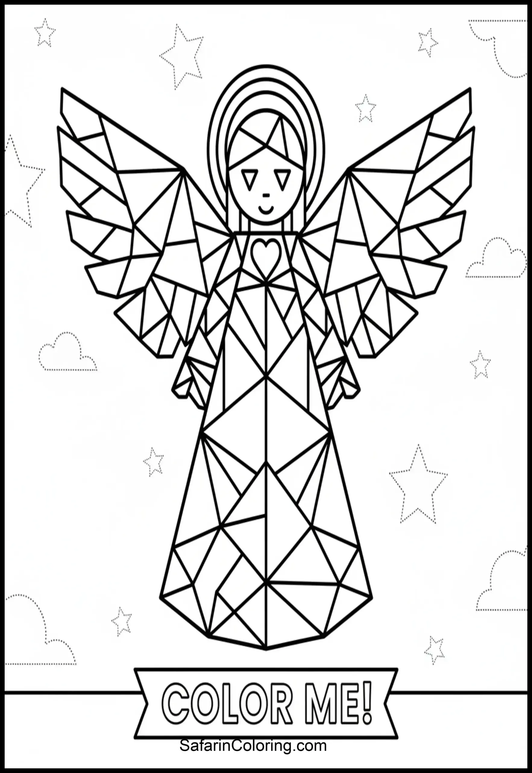 Angel Geometric Style Scaled