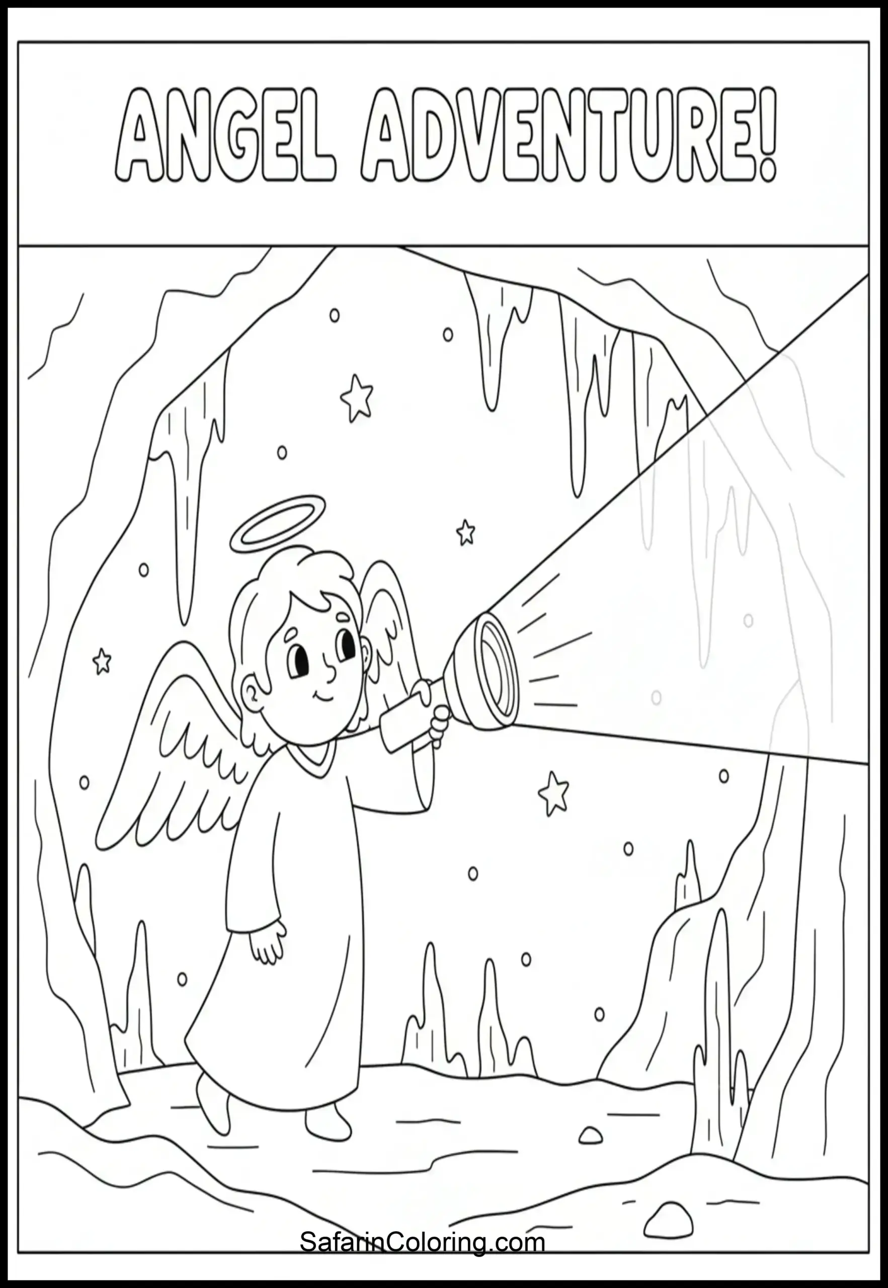 Angel Holding Flashlight Scaled