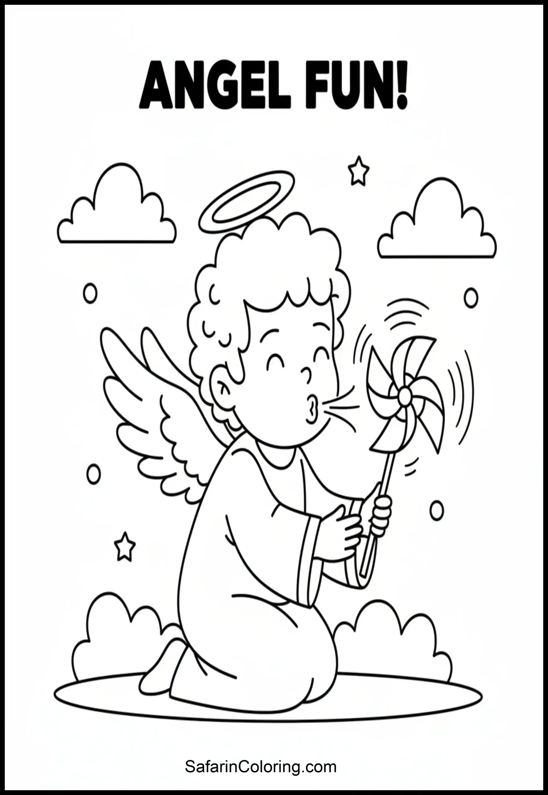 Angel Holding Pinwheel Scaled