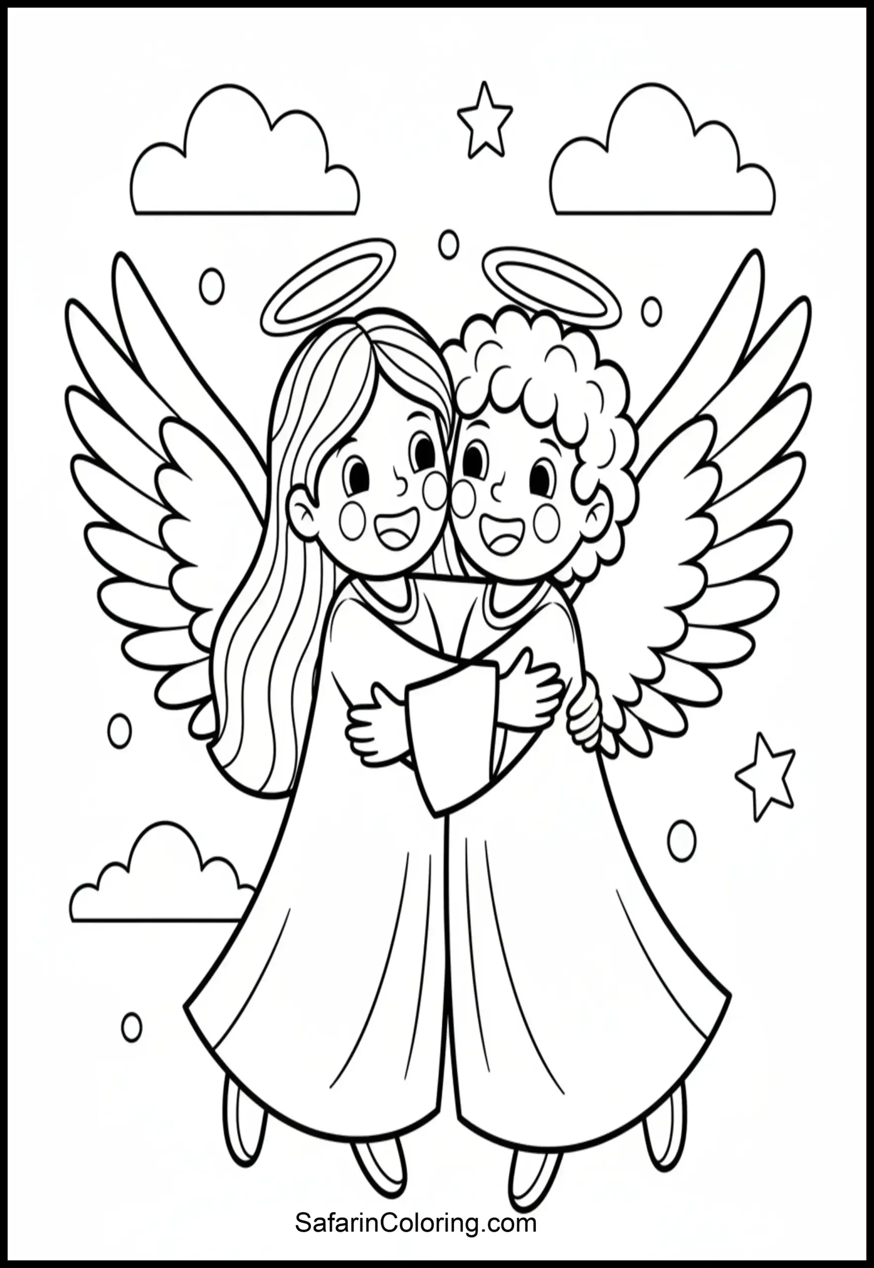 Angel Hugging Friend Scaled