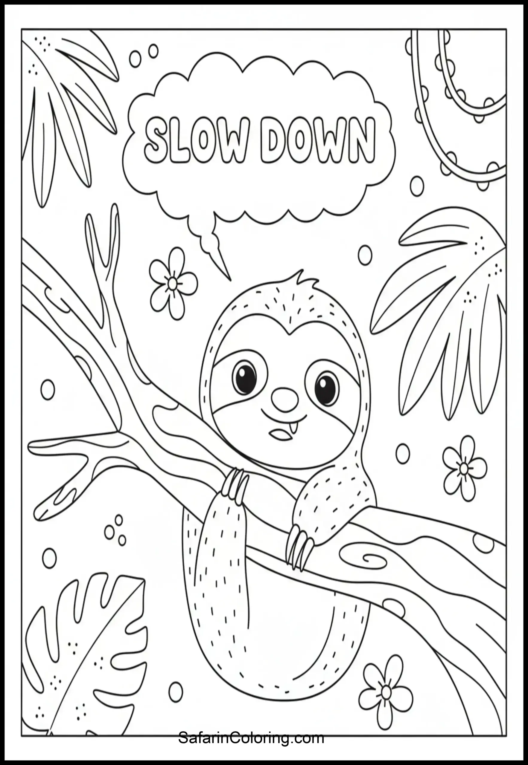 Anxiety Relief Sloth Slow Down Scaled