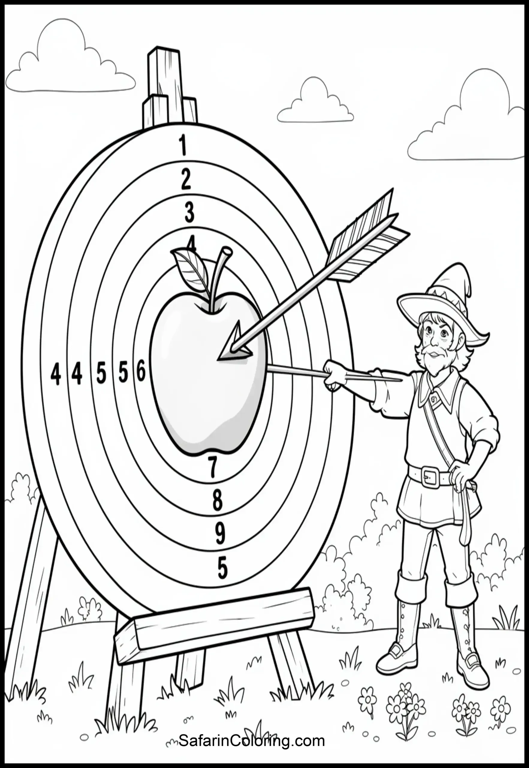 Apple Arrow Shot Scaled
