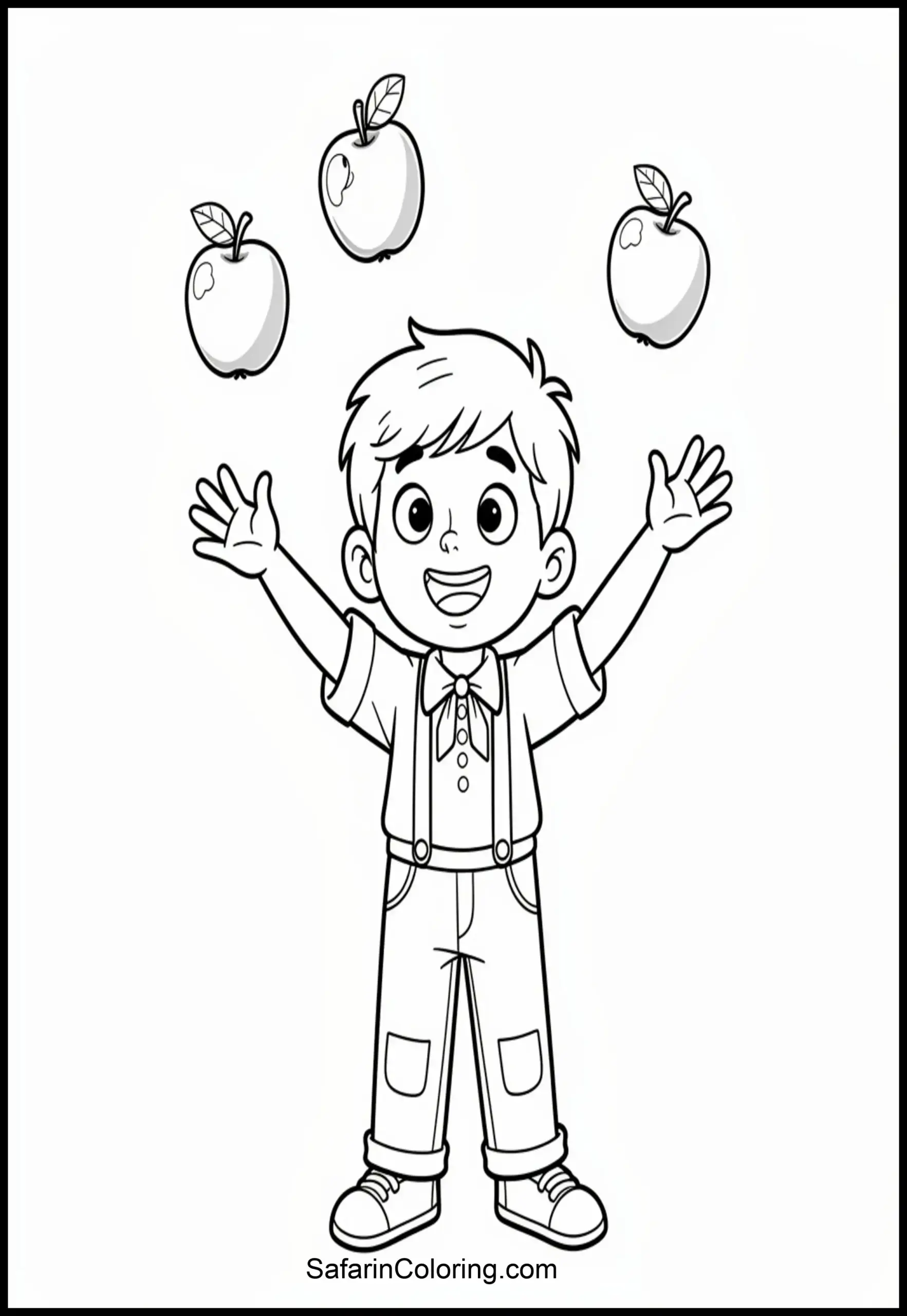 Apple Juggling Boy Scaled