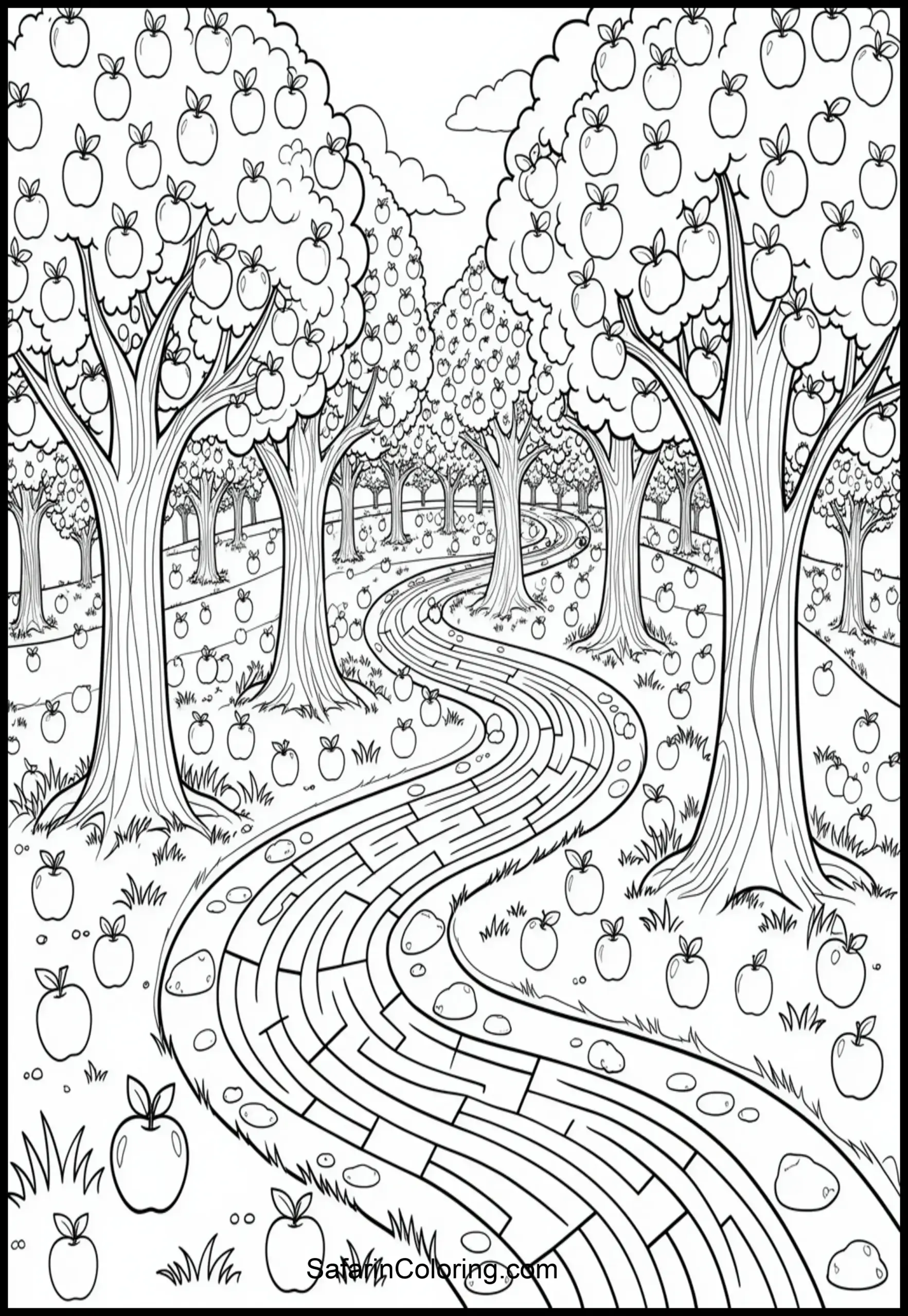 Apple Orchard Maze Scaled