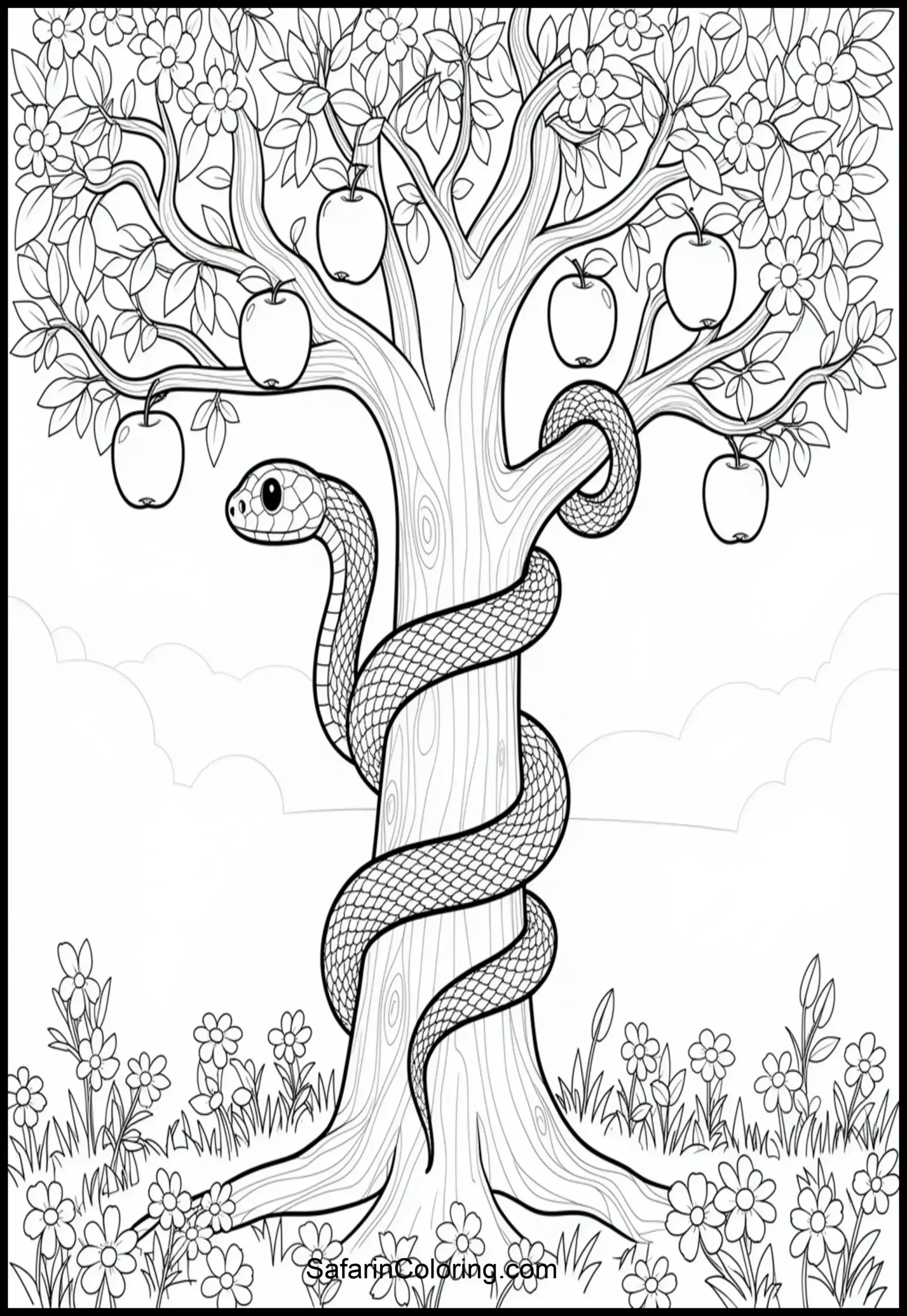 Apple Snake Tree Scaled