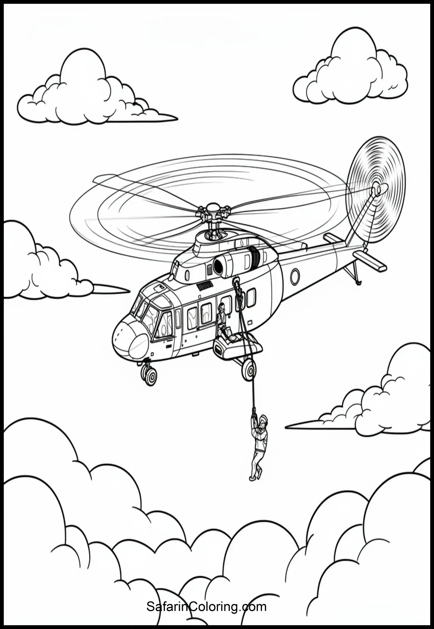 Army Helicopter Flying 1 Scaled