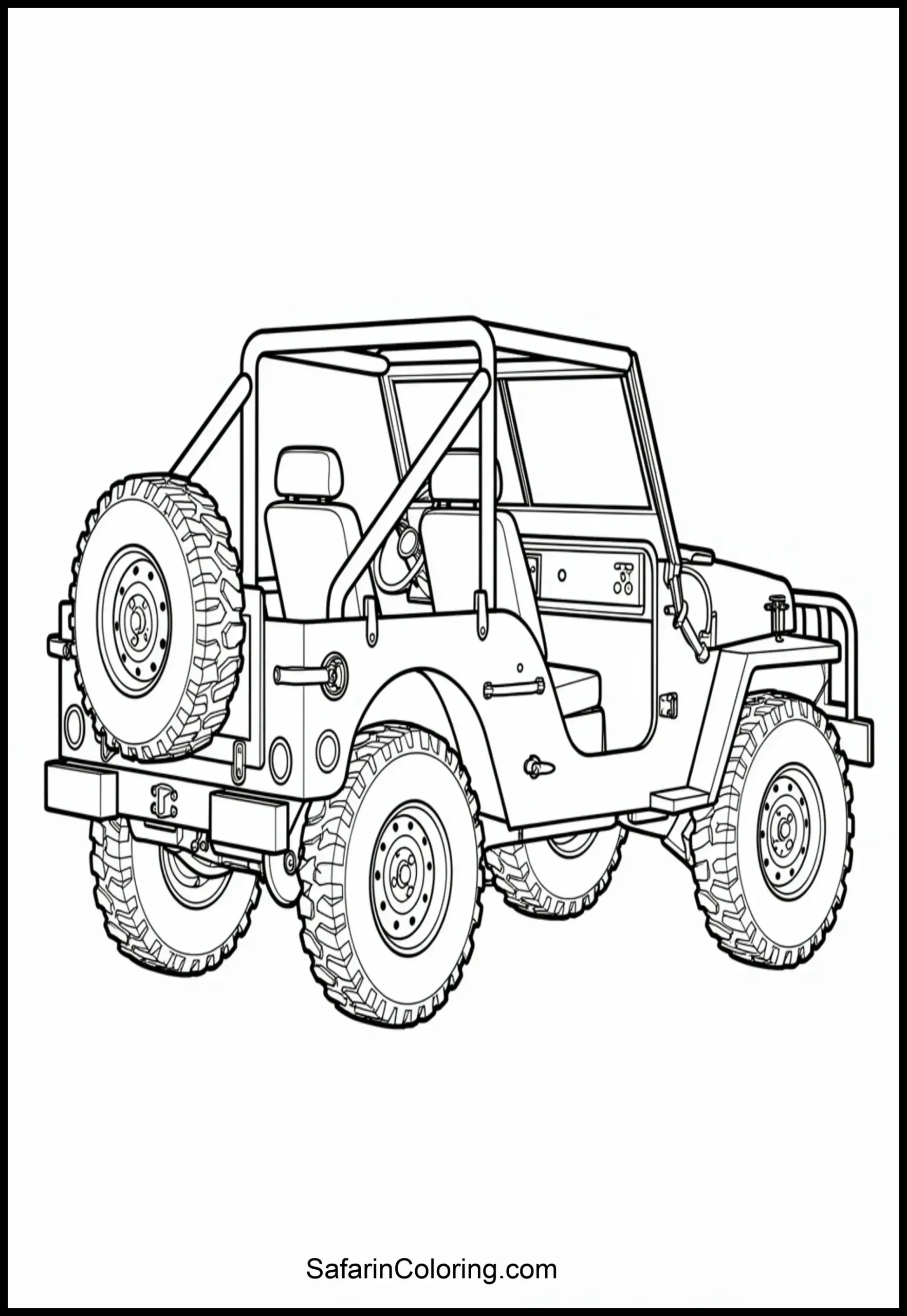 Army Jeep Vehicle 1 Scaled