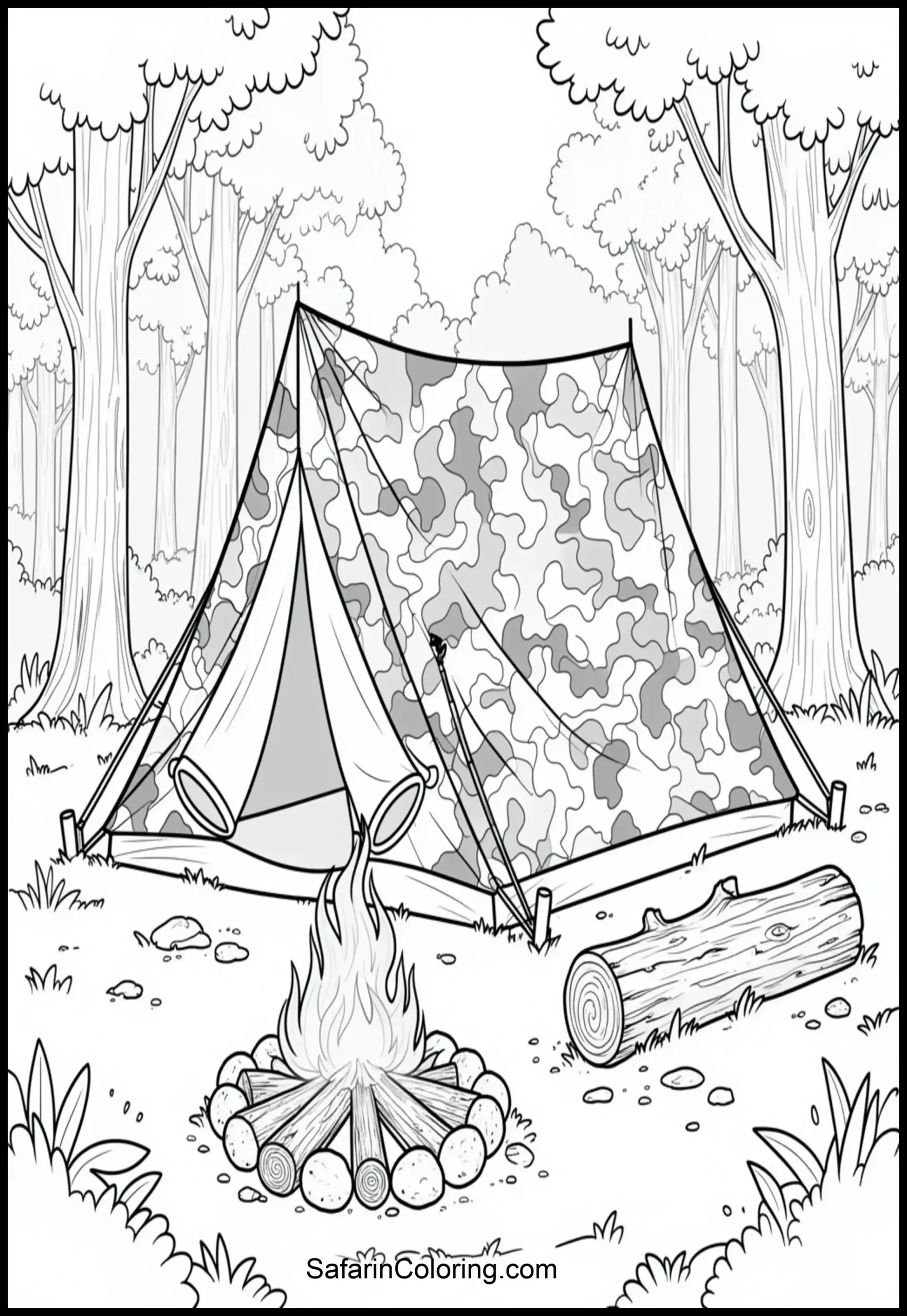 Army Tent Camping 1 Scaled