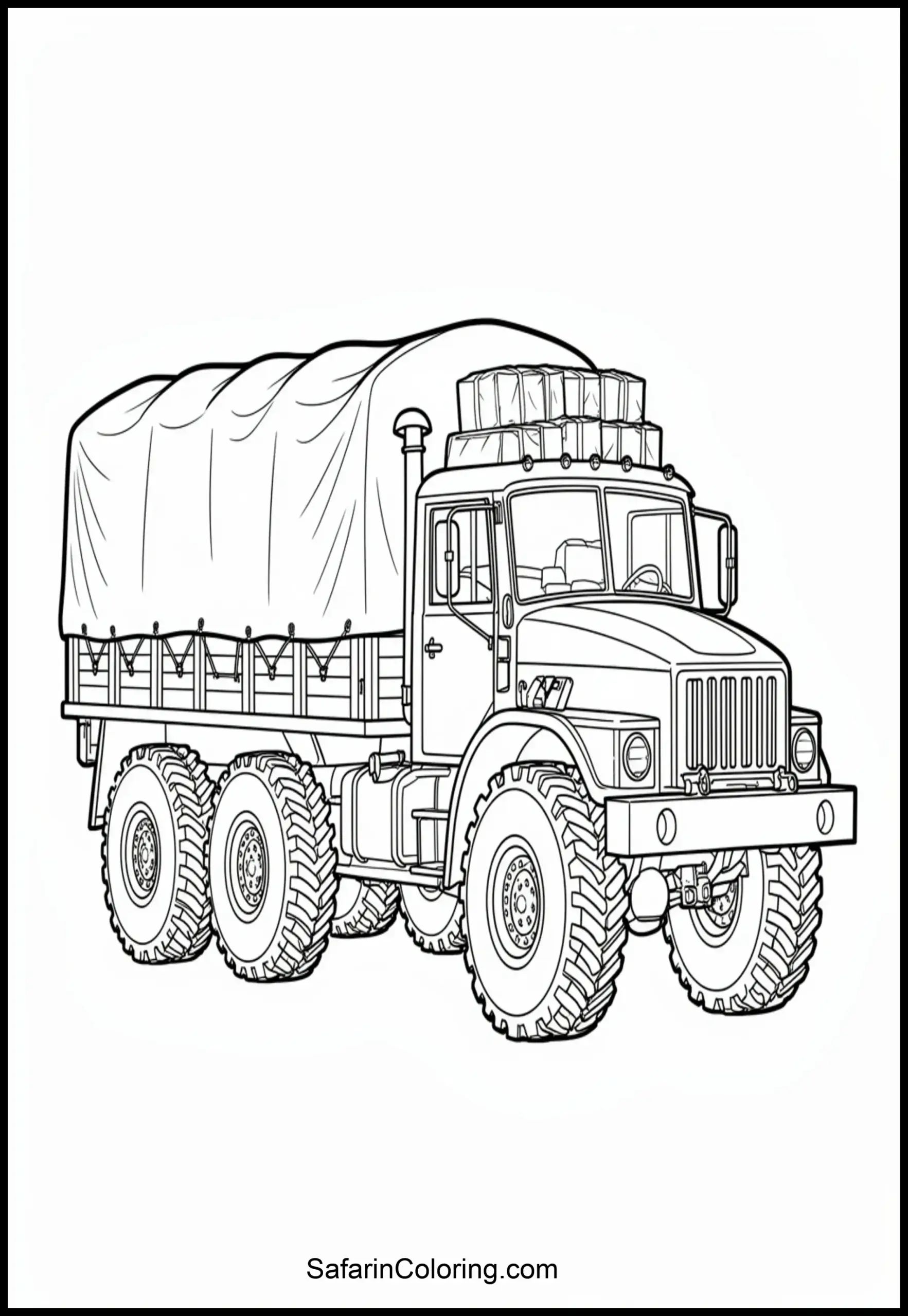 Army Transport Truck 1 Scaled