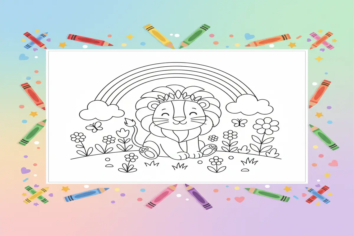 art coloring pages for kids - Free Printable Coloring Page
