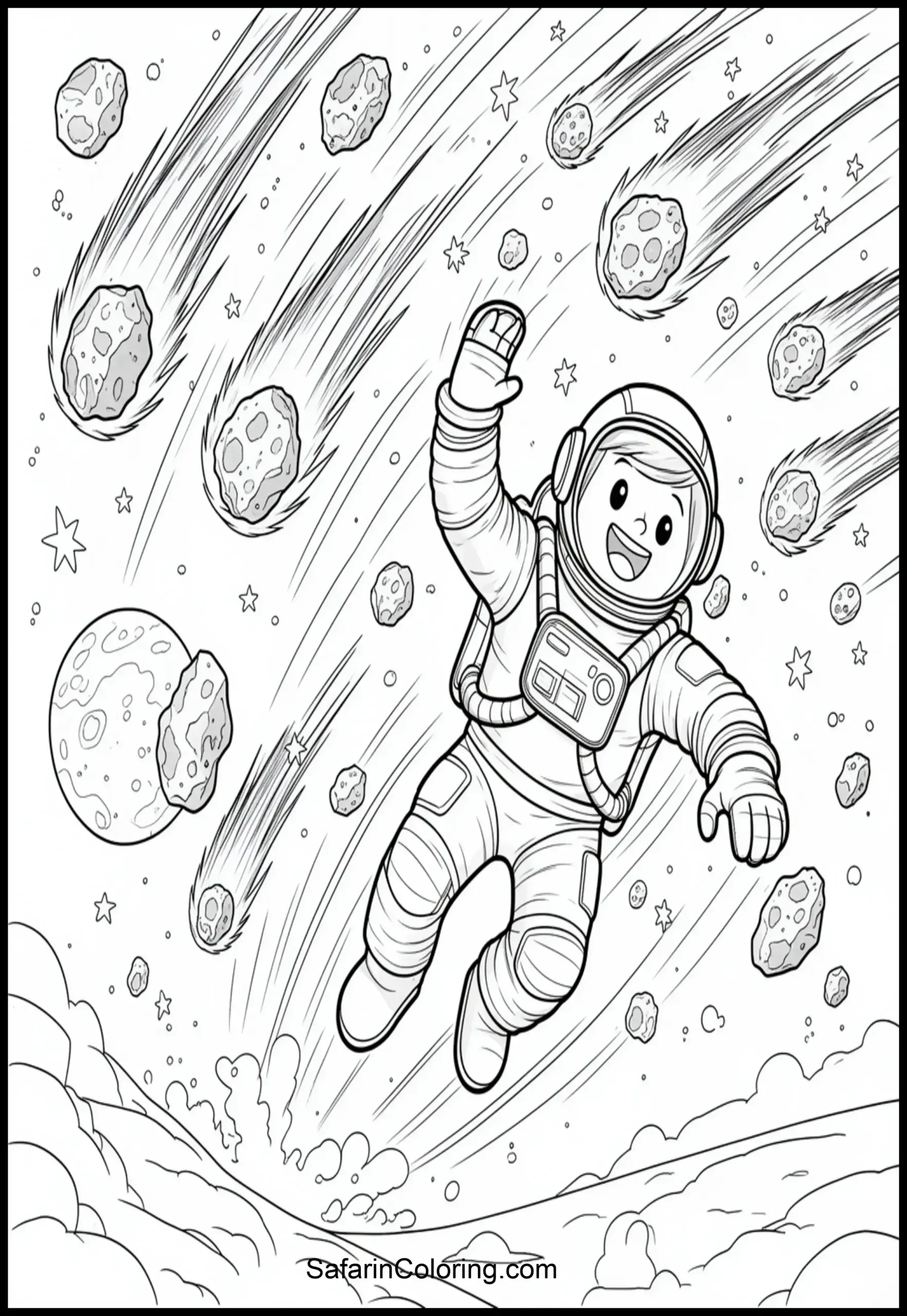 Astronaut Meteor Shower 2 Scaled