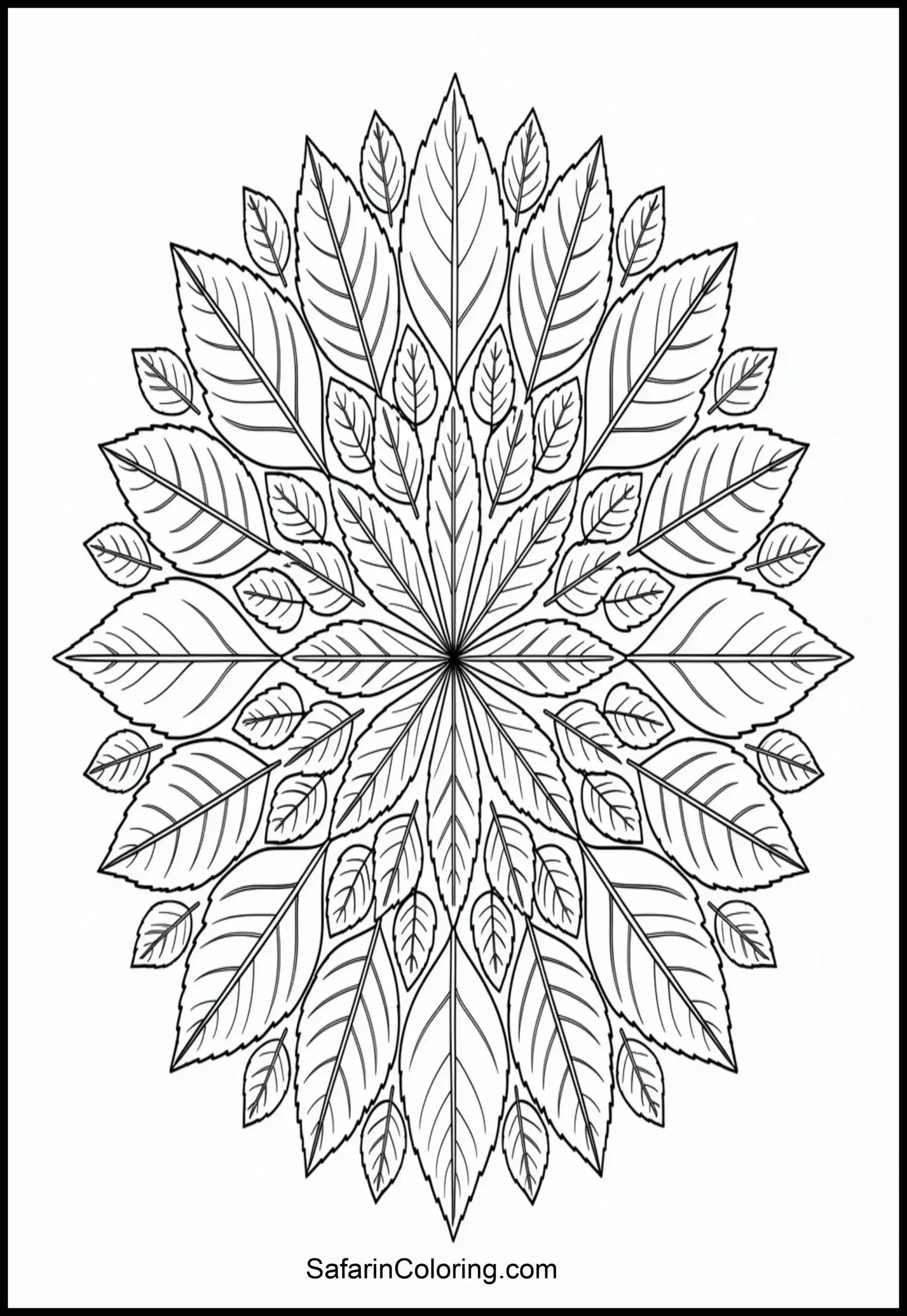 Autumn Leaf Mandala 2 Scaled